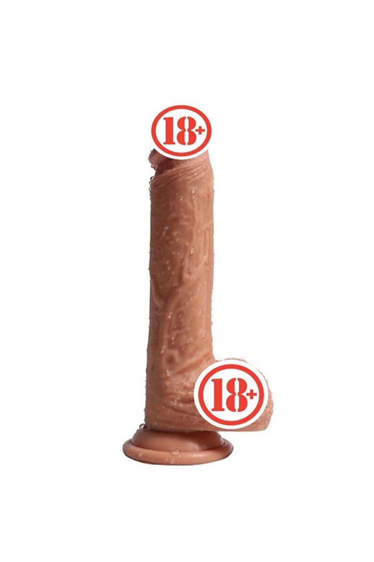 Meyrabest Deans Ger&ccedil;ek Dokulu 22 Cm &Ccedil;i̇ft Katmanlı Reali̇sti̇k Di̇ldo