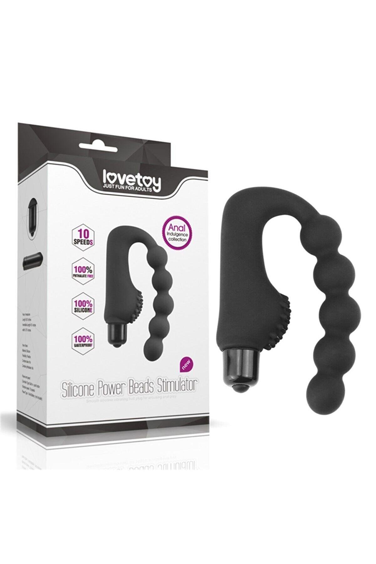 Meyrabest Si̇li̇cone Power Beads Sti̇mulator Anal Vi̇brat&ouml;r