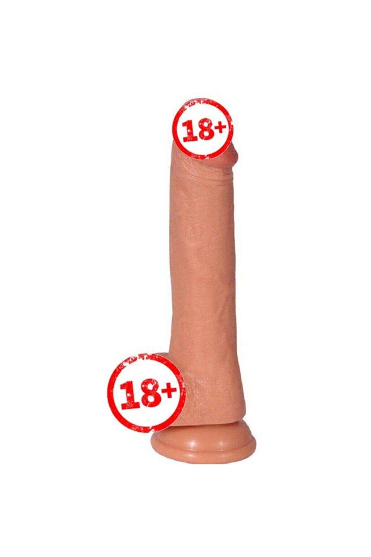 Meyrabest M&uuml;kemmeli̇yet&ccedil;i̇ Di̇ldo Seri̇es Sean &Ccedil;i̇ft Katmanlı Ultra Yumuşak Reali̇sti̇k Peni̇s Di̇ldo 22 Cm