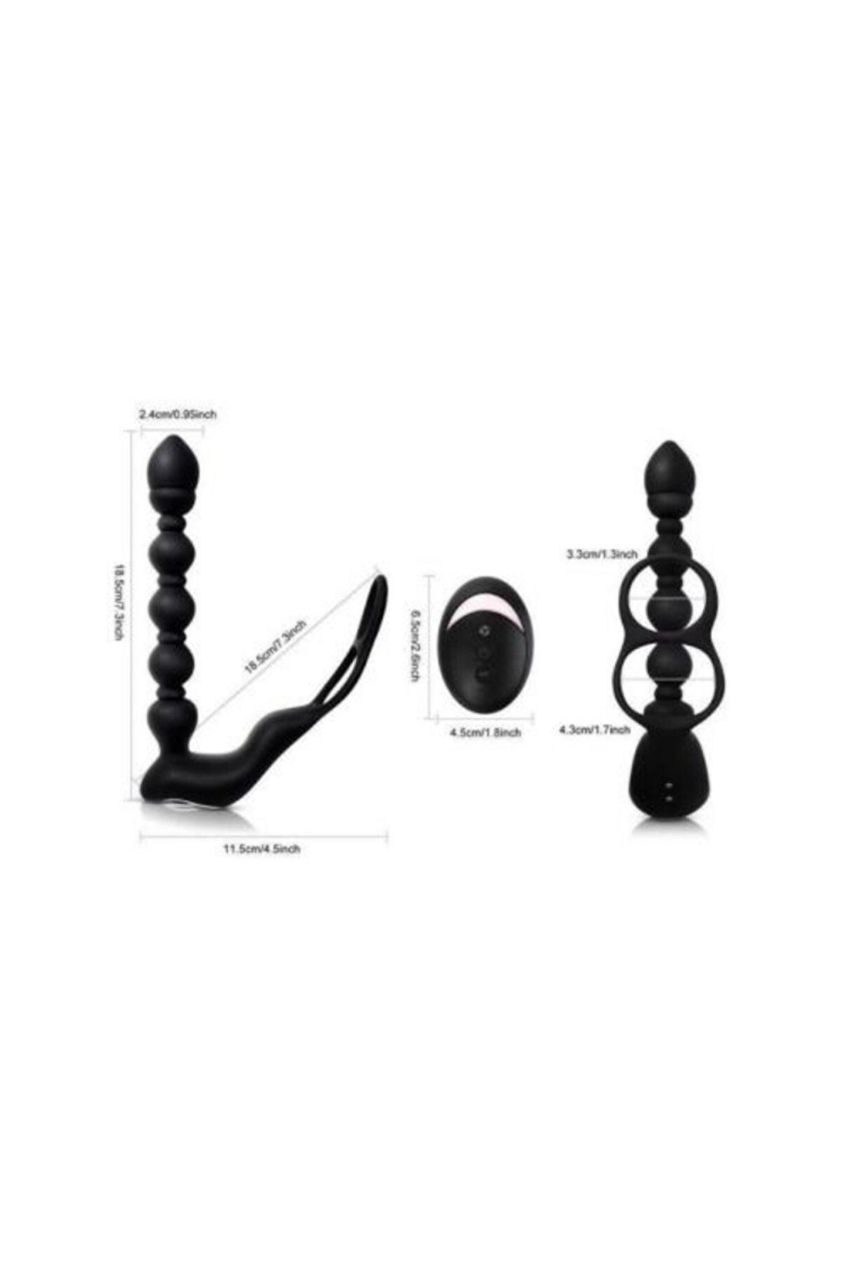 Elisium Censan Isıtmalı Penis Halkalı Anal Vibratör