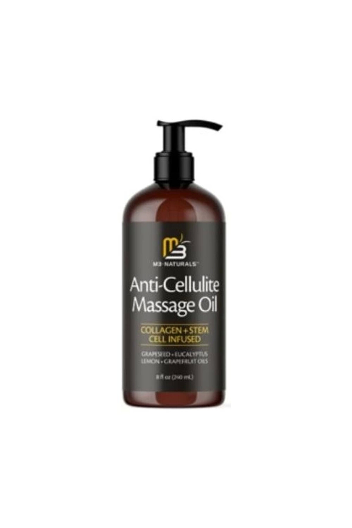 Adoil M3 Naturals Aaimox Kolajen Ve Kök Hücre Içeren Anti Selülit Masaj Yağı-Anti Cellulite Massage Oil