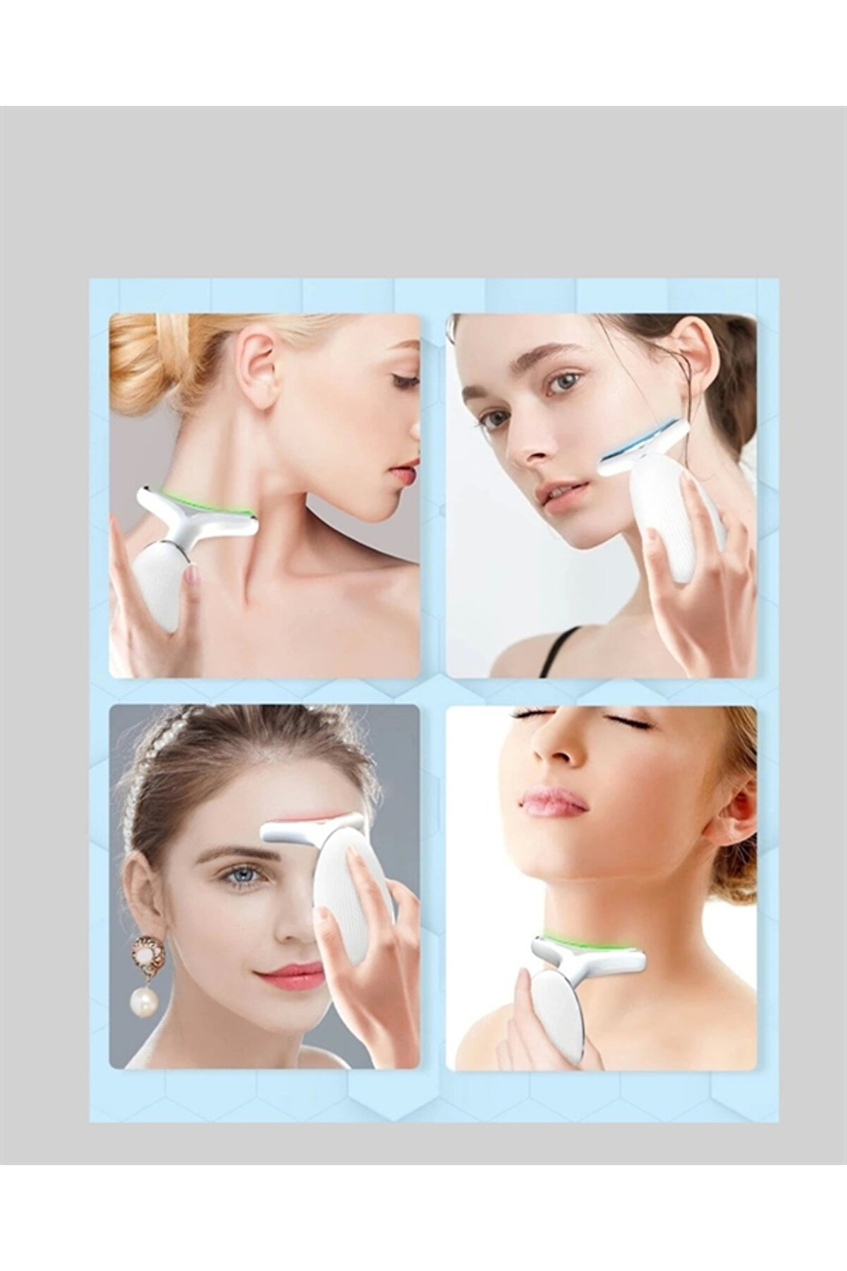 Deri̇n Gözenek Temi̇zleyi̇ci̇ Ve Ci̇lt Sıkılaştırıcı Masaj Ci̇hazı – Tüm Ci̇lt Ti̇pleri̇ne Uygun