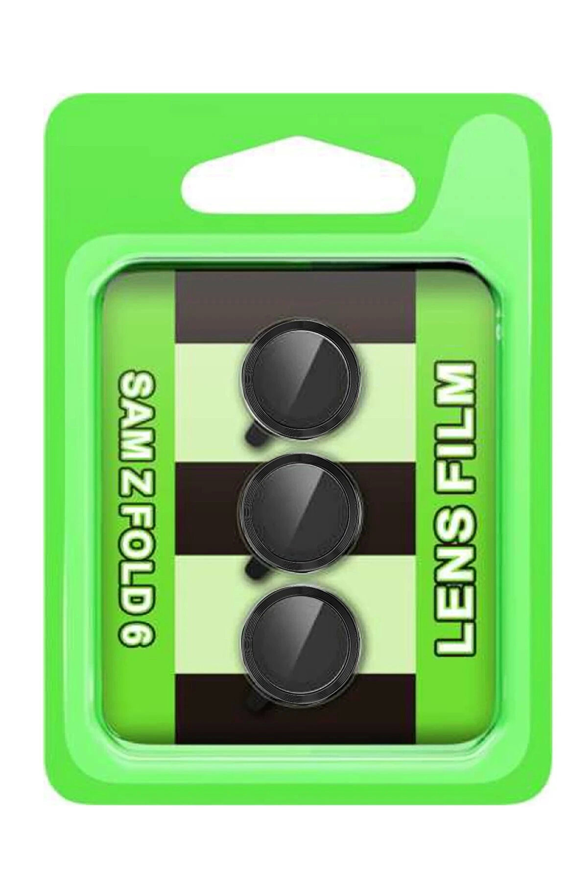 Modamtn Bfs Samsung Galaxy Z Fold 6 Raze Metal Kamera Lens - Si̇yah