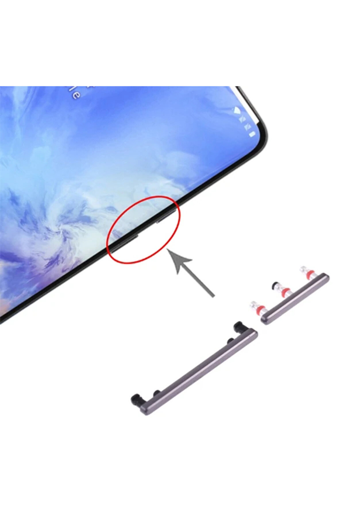 Oneplus 7 Pro Yan Ses On Off Tuşları-(1903) - Normal Kar7960-4090