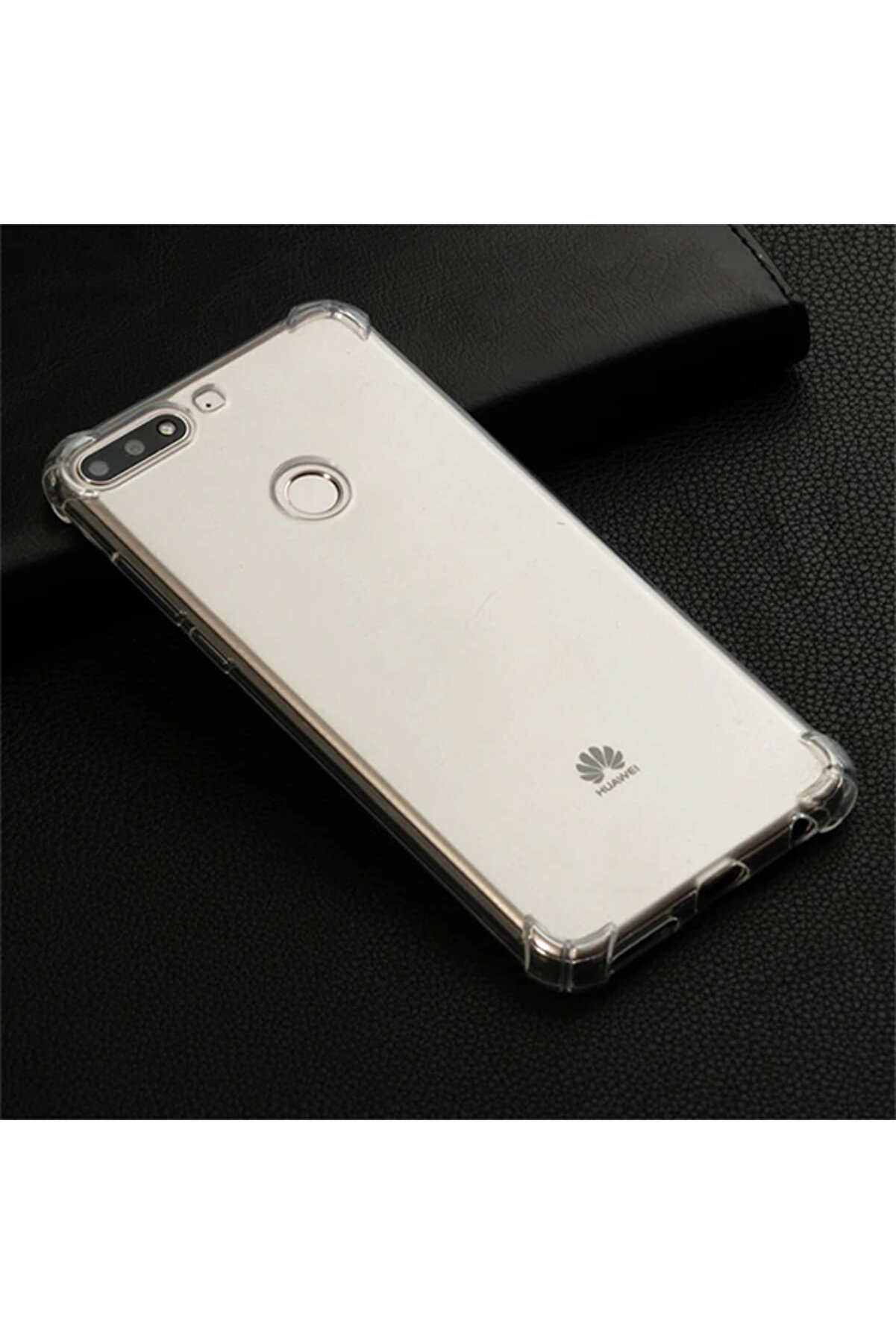 Huawei̇ Y6 2018 Anti̇-Drop Darbe Emi̇ci̇ Si̇li̇kon Kılıf-(1903)