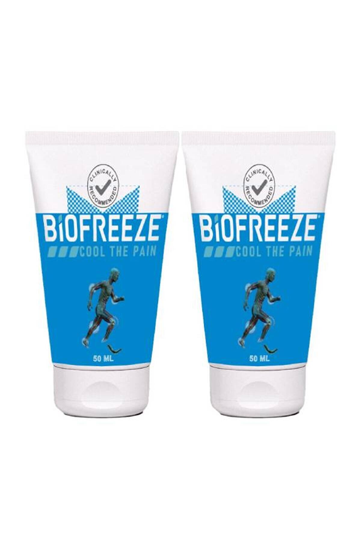 Bi̇ofreeze Masaj Kremi̇ 50 Ml X 2 Ad+Masaj Yağı İle
