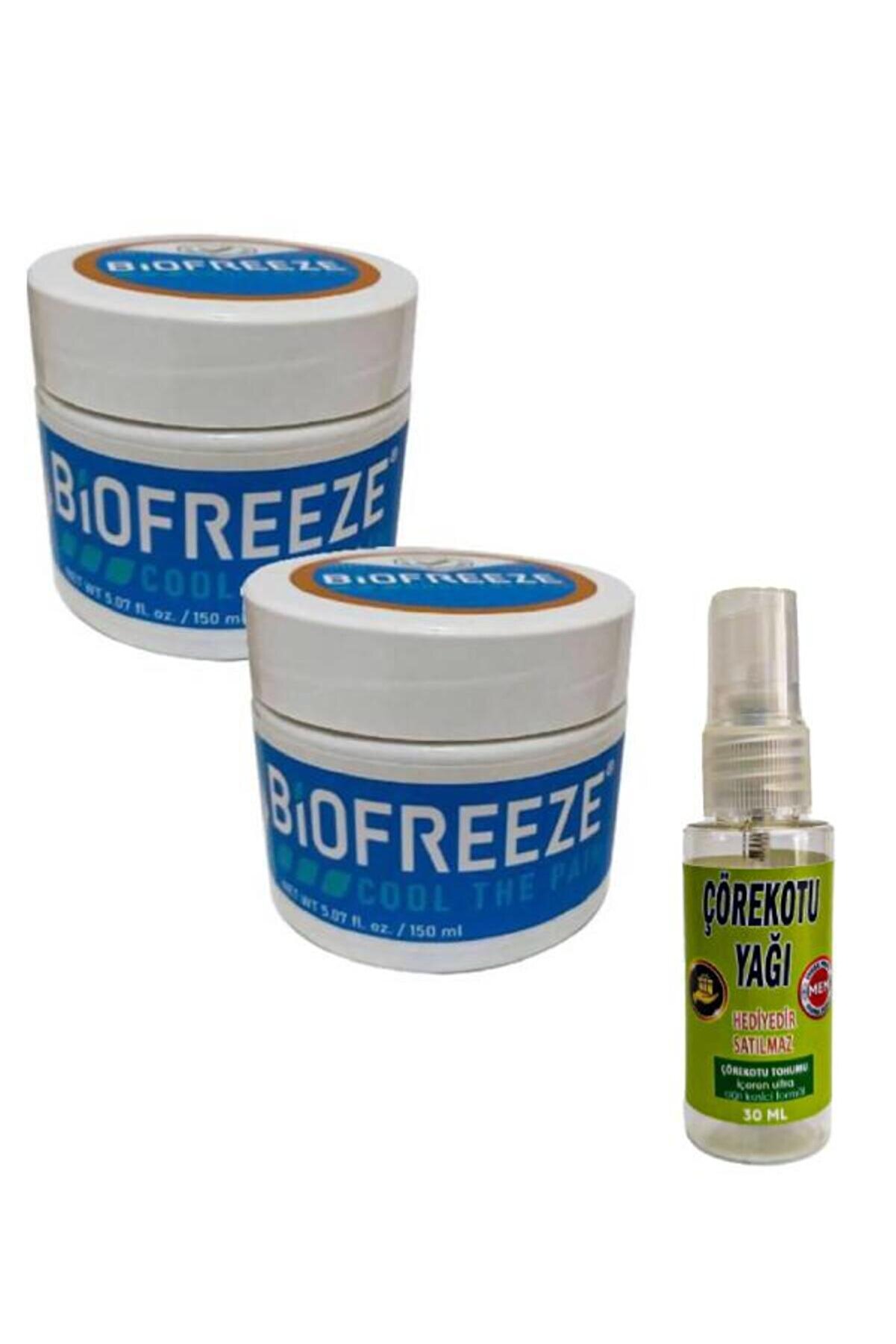 Adoil Biofreeze Rahatlatıcı Bakım ve Masaj Kremi 150 mlx2+Çörek Otu Yağı ile