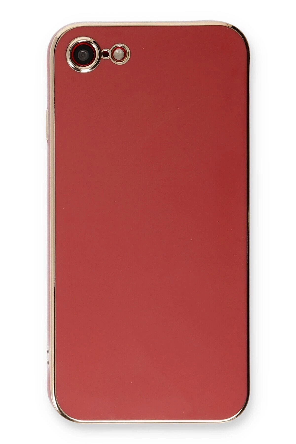 İphone 7 Kılıf Volet Si̇li̇kon - Kırmızı