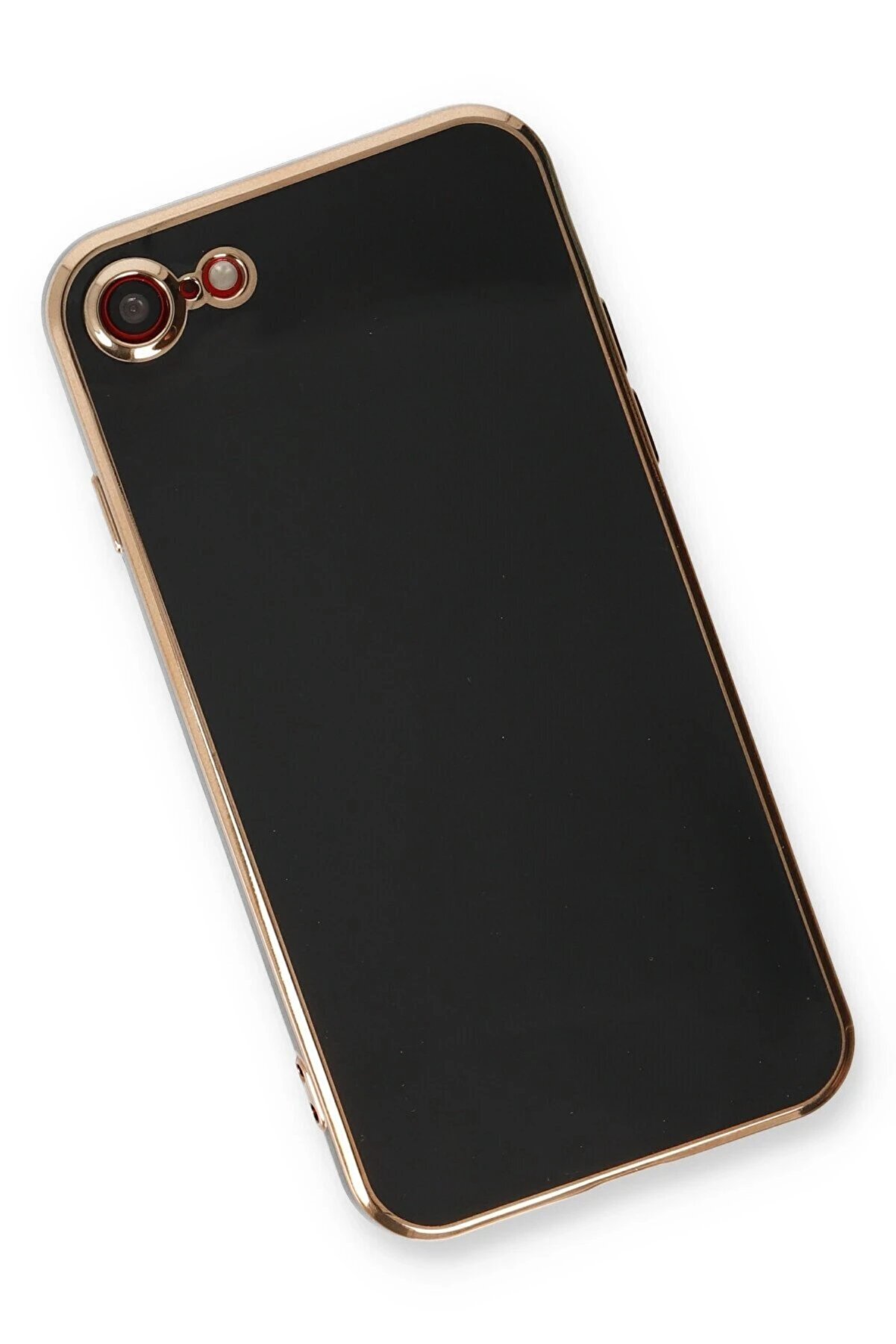 İphone 7 Kılıf Volet Si̇li̇kon - Si̇yah