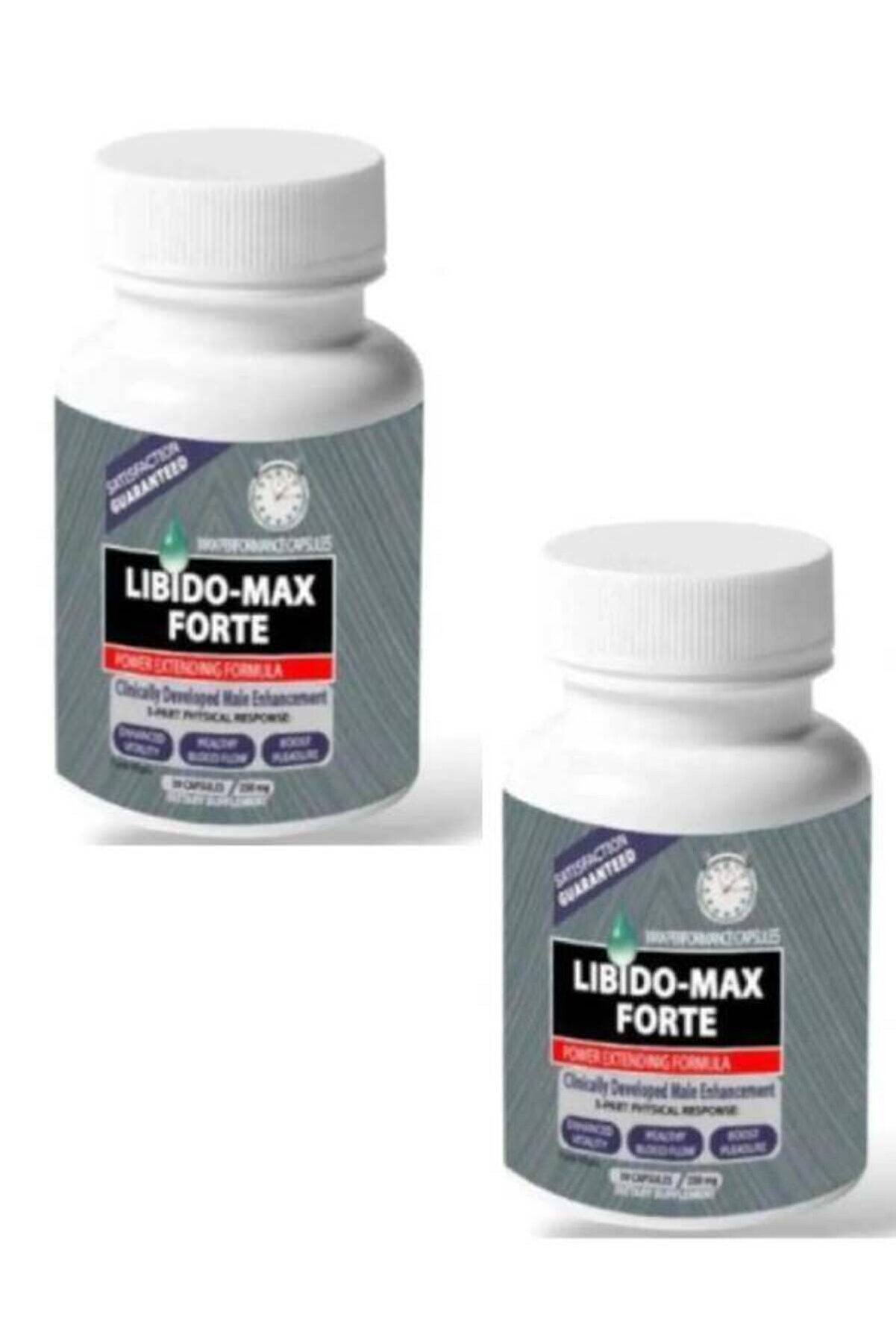 Li̇bi̇do Max Forte Erkeklere Özel Bölge Destekleyi̇ci̇ 30 Lu X 2 Adet+ Lustra Masaj Yağı
