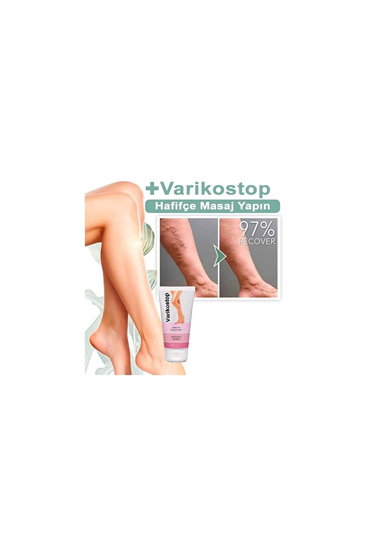 Adoi̇l Vari̇kostop Vari̇.sli̇ Bacaklara Effekti̇f Masaj Ve Bakım Kremi̇ 50 Ml 2 Li̇