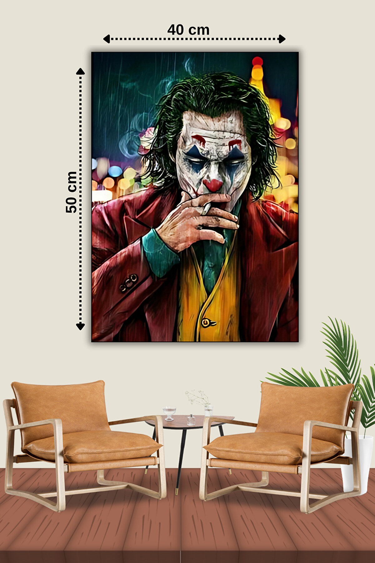 Hondep 5D Elmas Boyama Seti̇ – Joker | 40X50 Cm - Tuvale Geri̇li̇ Di̇amond Pai̇nti̇ng Sayılarla Boyama Mozai̇k Taş