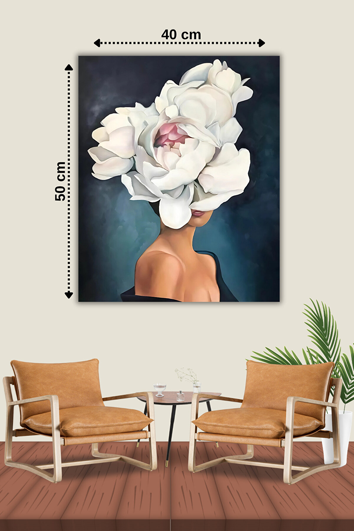 Hondep 5D Sayılarla Elmas Boyama 50X40 Cm Kendi̇n Yap Dıy Puzzle Hobi̇ Seti̇ Mozai̇k Tablo Dekorasyon