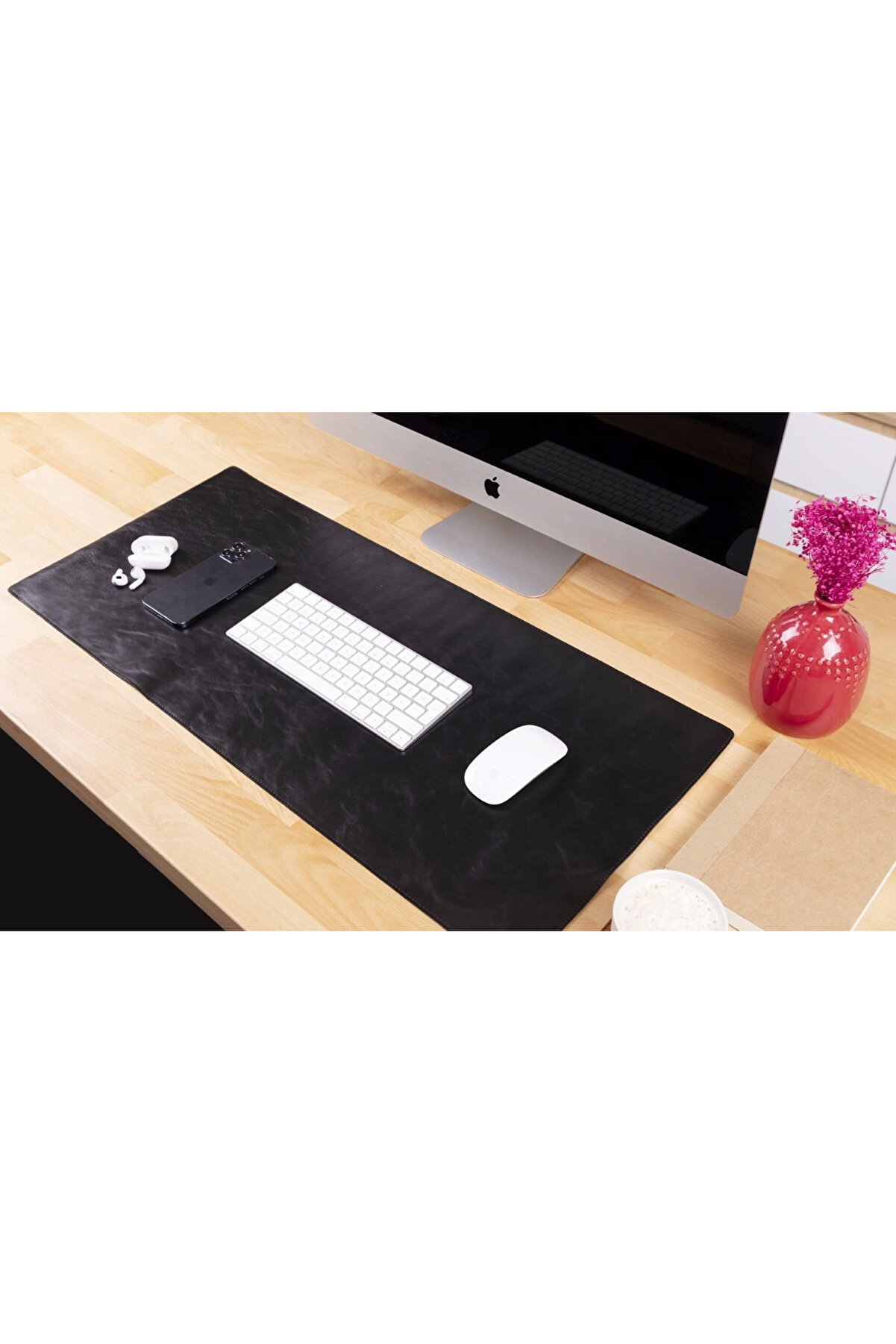 gizmurstore Deri Masa Matı 80*37cm RST1 Siyah