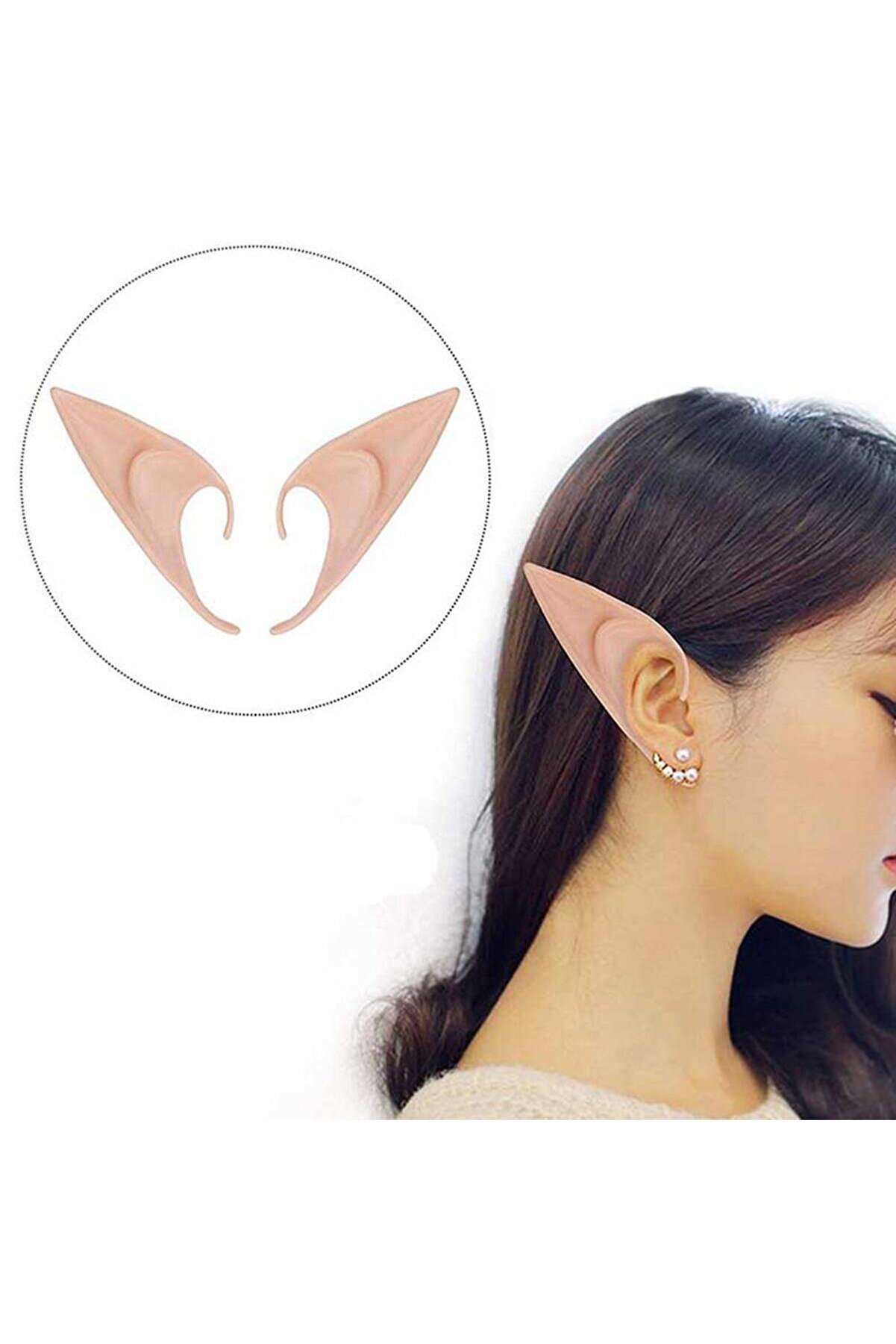 Ethab Ti̇caret Yumuşak Malzemeden İmal Lateks Elf Kulağı 1 &Ccedil;i̇ft