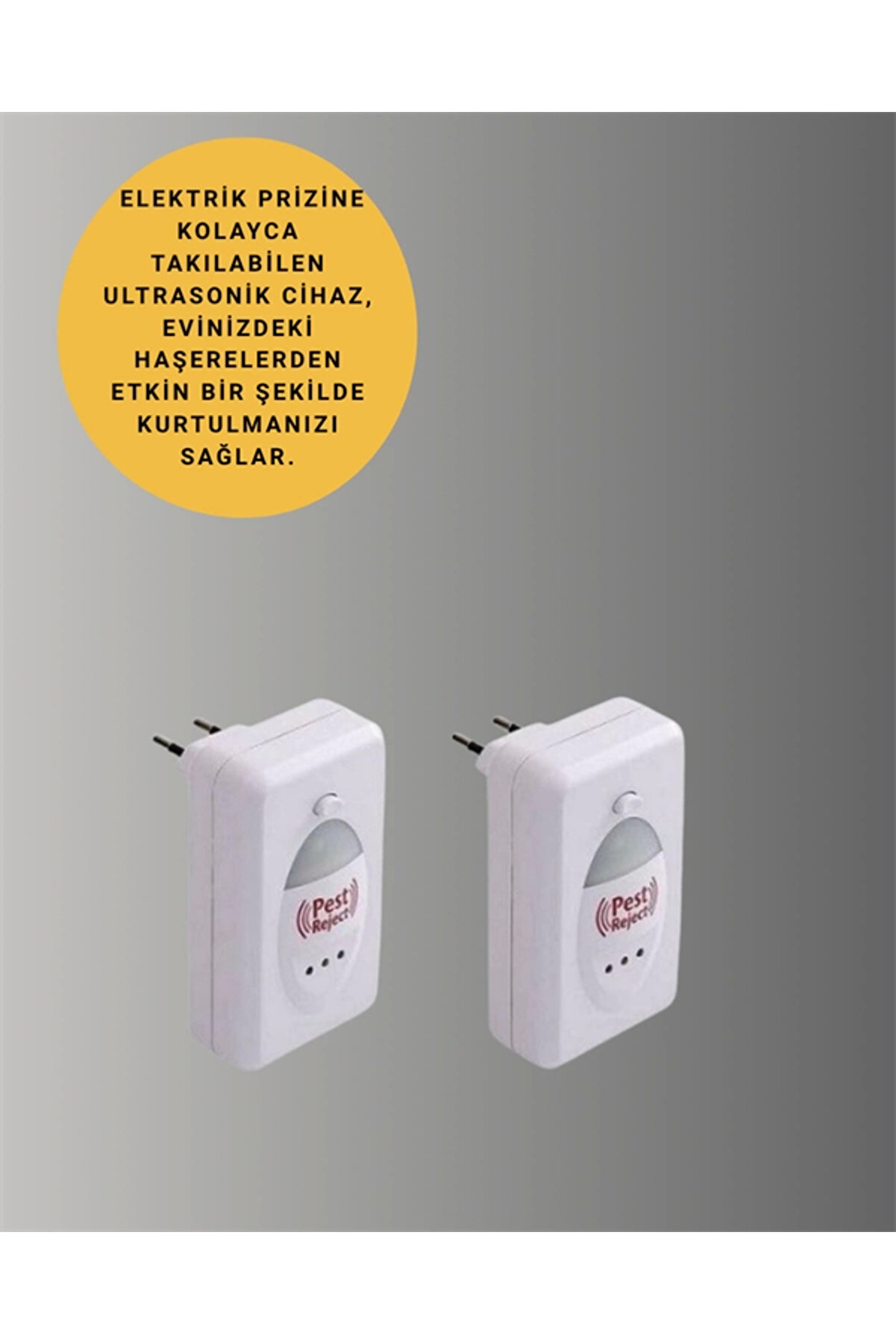 Ultrasoni̇k Ses Dalgalarıyla Ki̇myasalsız Fare Ve Böcek Kovucu Ci̇haz