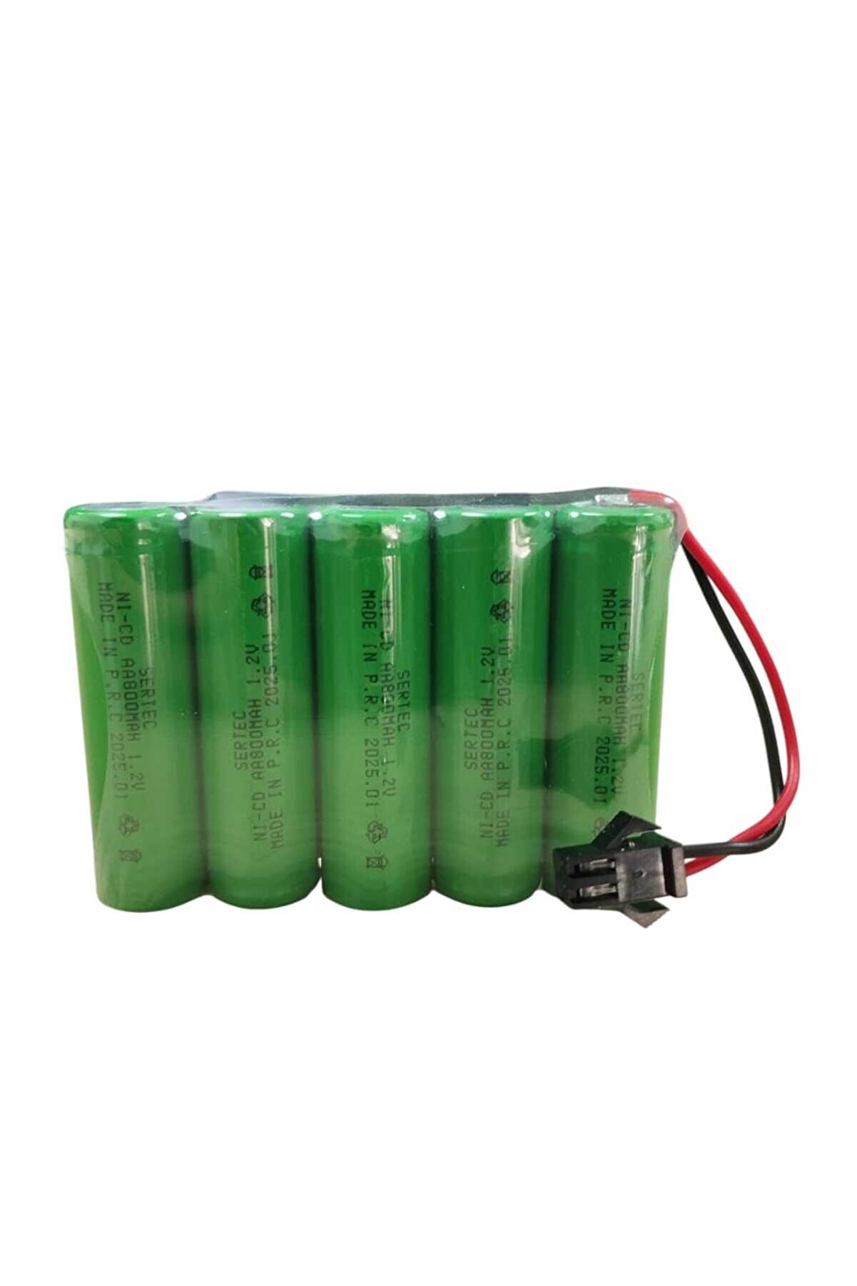 Sertec 6V 5S1P Aa 800 Mah Kablo + Si̇yah Konnektörlü Oyuncak Pi̇li̇