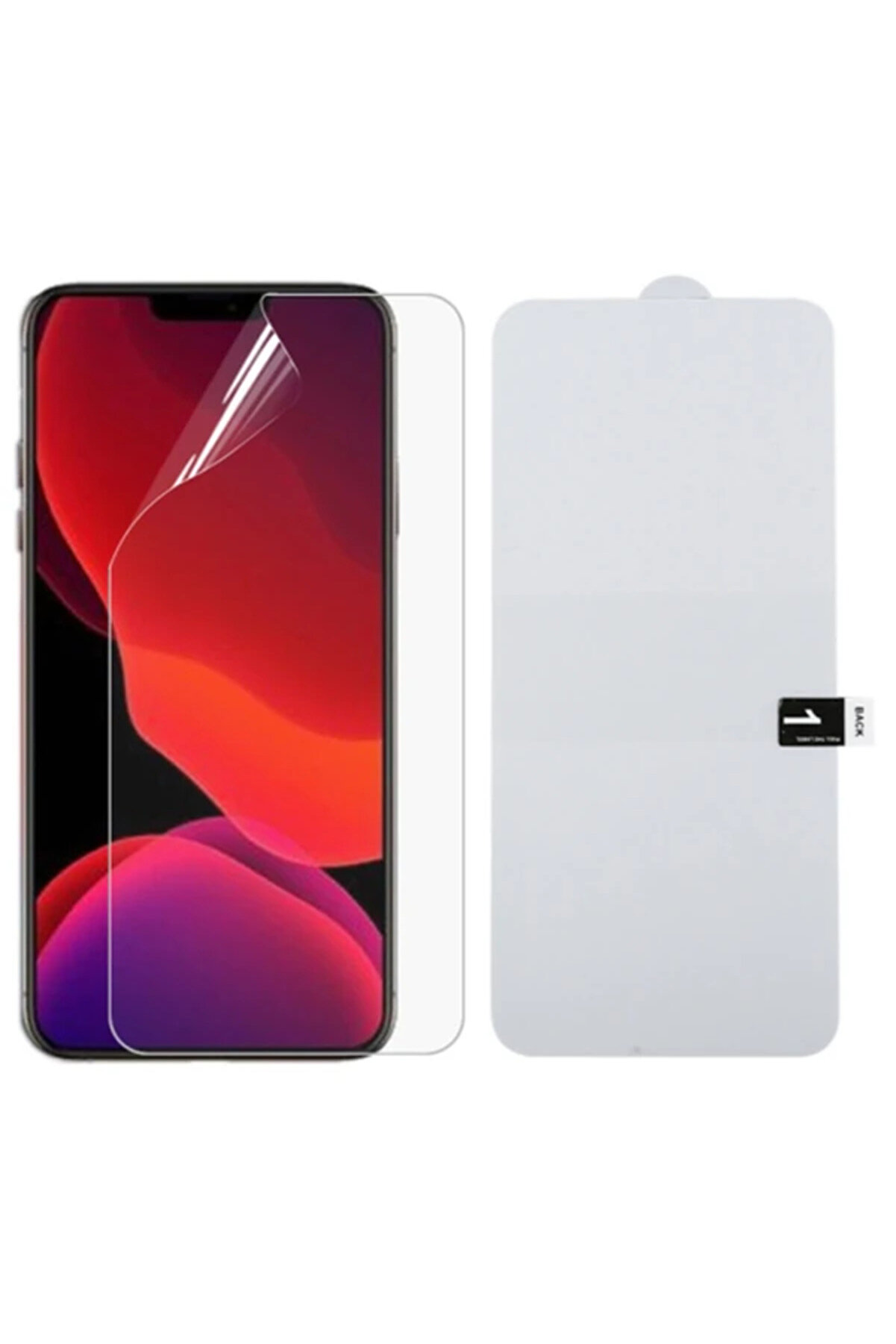 İphone 12 Mi̇ni̇ 5.4 Full Kaplama Hi̇drojel Fi̇lm Full Ekran Koruyucu-(1903)