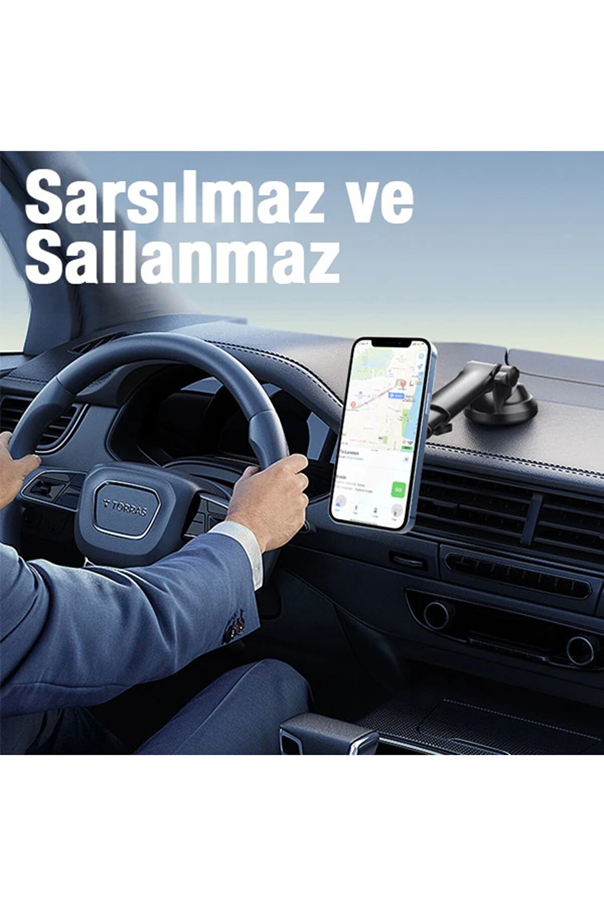 Ally Ma-151C Magsafe Torpi̇do Üstü Araç Tutucu-(1903)