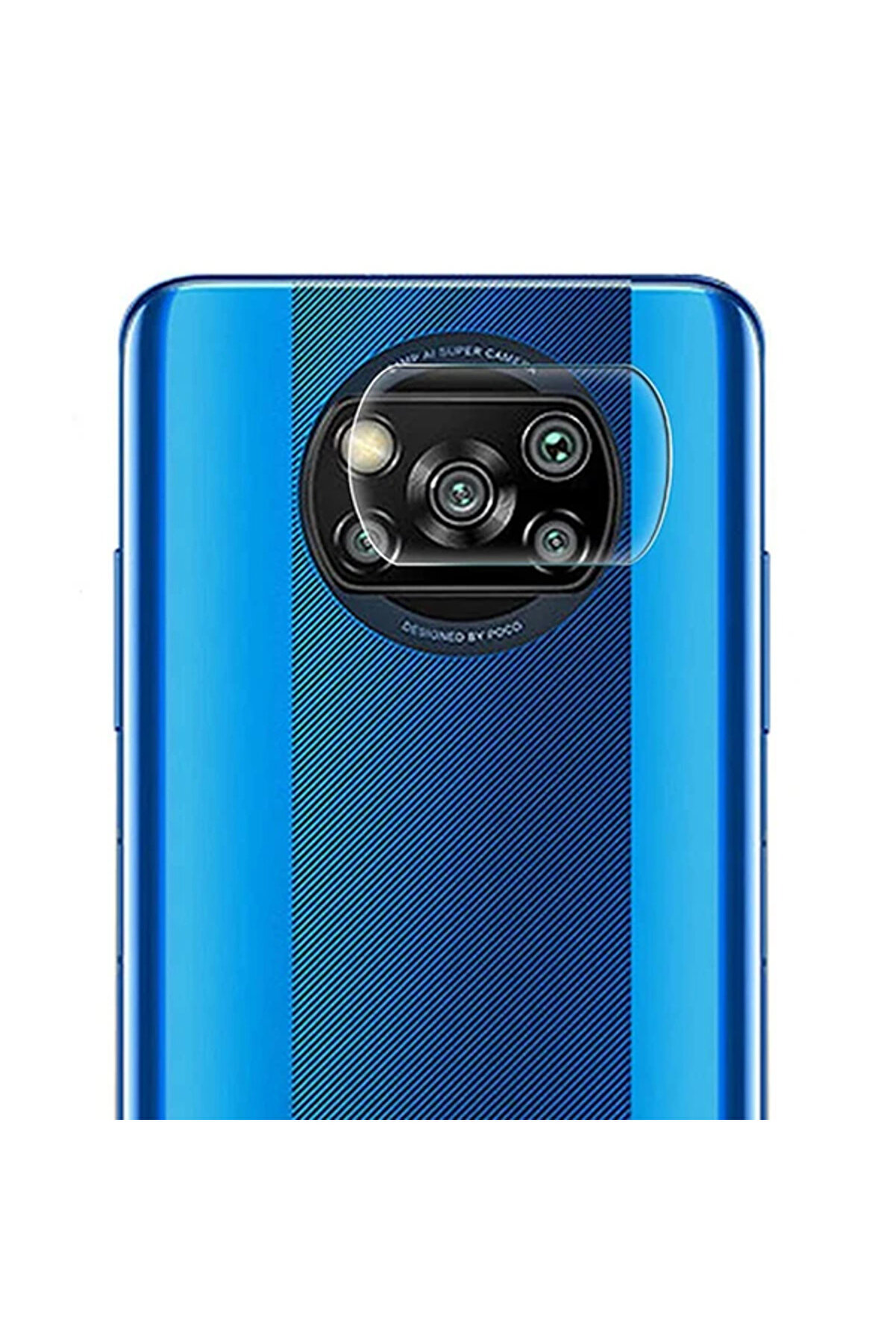 İsmiyle Al Xiaomi POCO X3 Tempered Cam Kamera Koruyucu-(1903)