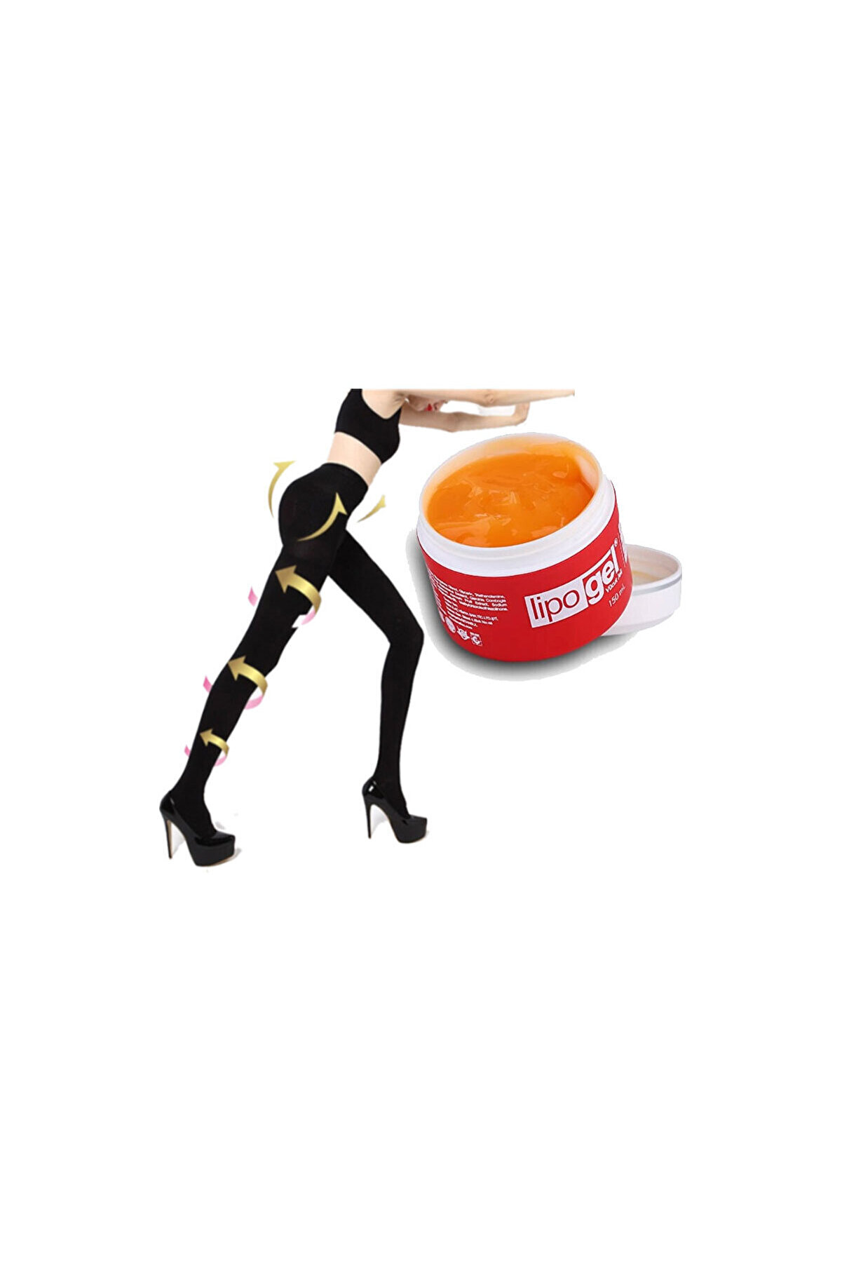 Adoil Lipo Gel Fazla Yağlarınıza Jel 150 ml + S-M Mikro Kapsüllü Şekillendirici Tayt