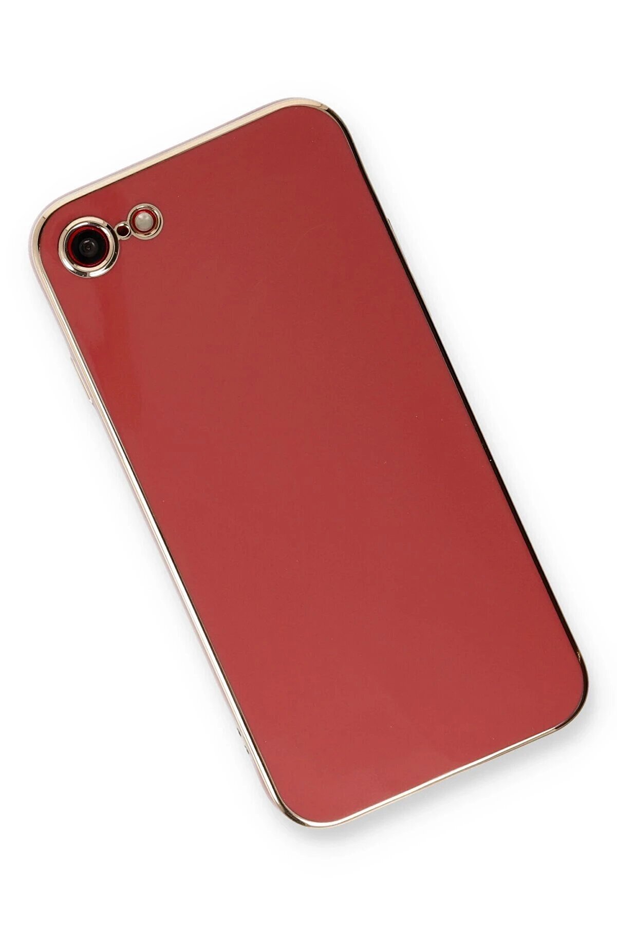 İphone 7 Kılıf Volet Si̇li̇kon - Kırmızı