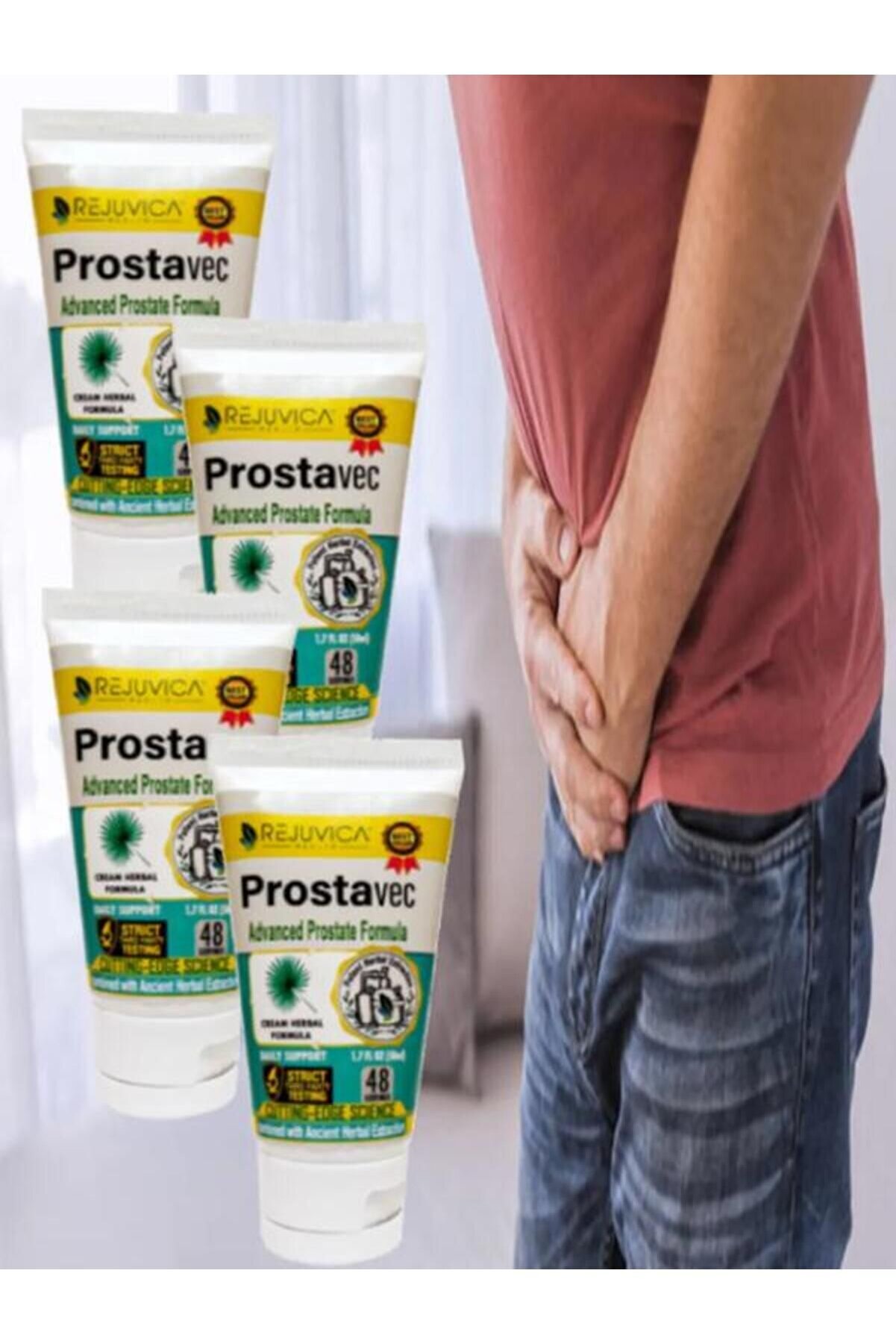 Prostavec Advancede New Formula Erkekleri̇n Özel Sorununa Destekleyi̇ci̇ Masaj Kremi̇ 50 Ml 2 Adet.
