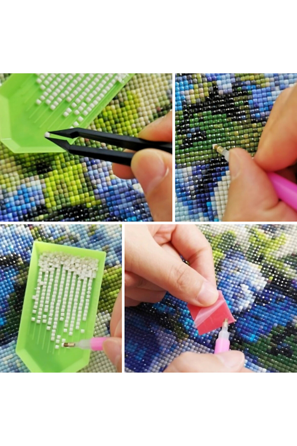 Hondep 5D Sayılarla Elmas Boyama 50X40 Cm Kendi̇n Yap Dıy Puzzle Hobi̇ Seti̇ Mozai̇k Tablo Dekorasyon