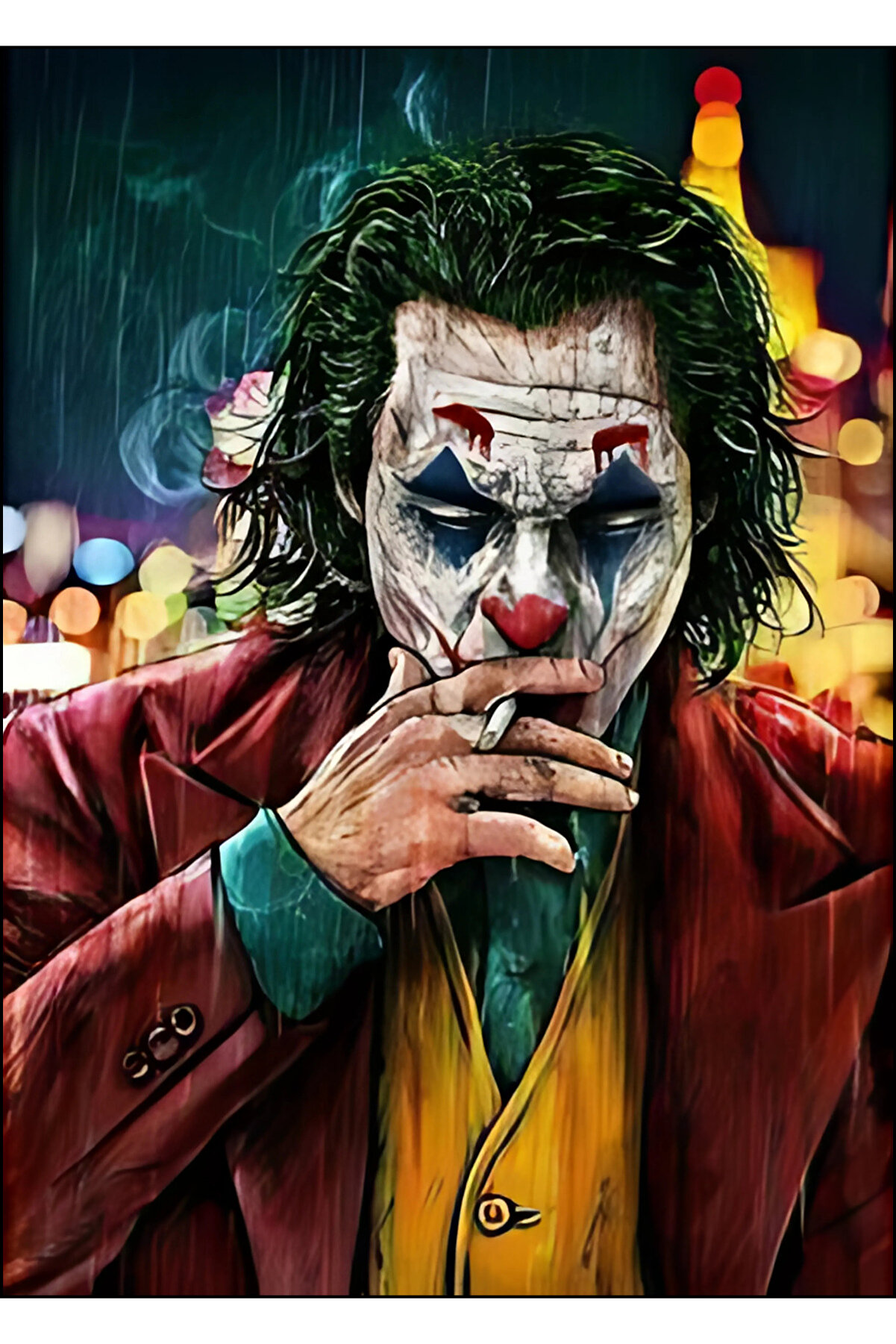 Hondep 5D Elmas Boyama Seti̇ – Joker | 40X50 Cm - Tuvale Geri̇li̇ Di̇amond Pai̇nti̇ng Sayılarla Boyama Mozai̇k Taş