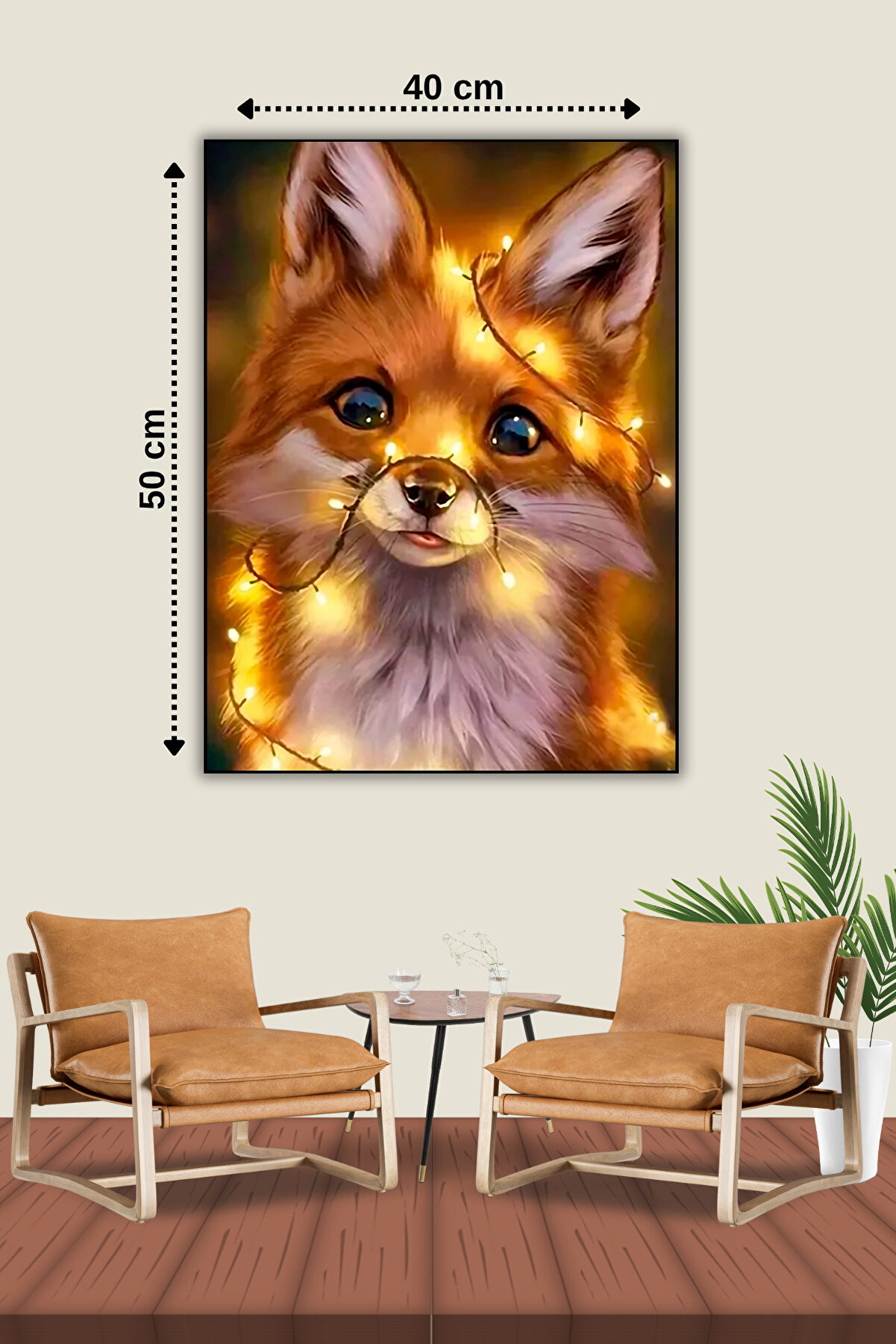 Hondep 5D Sayılarla Elmas Boyama 50X40 Cm Kendi̇n Yap Dıy Puzzle Hobi̇ Seti̇ Mozai̇k Tablo Dekorasyon