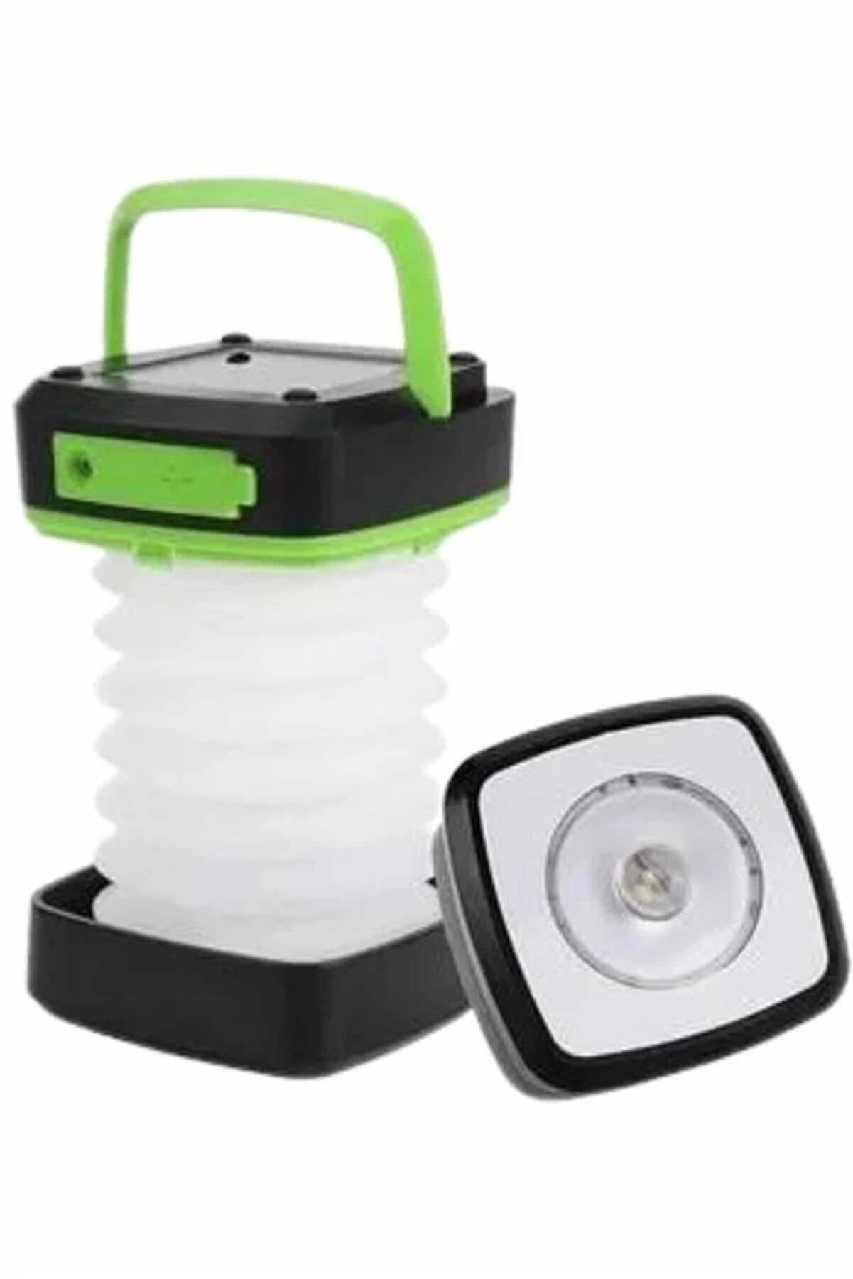 Kamp Feneri̇ Lambası Solar Güneş Enerji̇ Portati̇f Işıldak Şarjlı