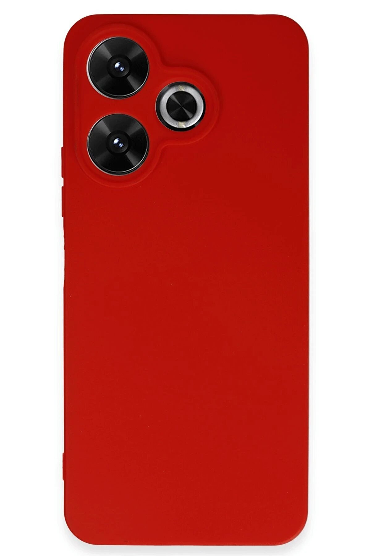 nerede bulurum Xiaomi Redmi 13 4G Kılıf First Silikon - Kırmızı