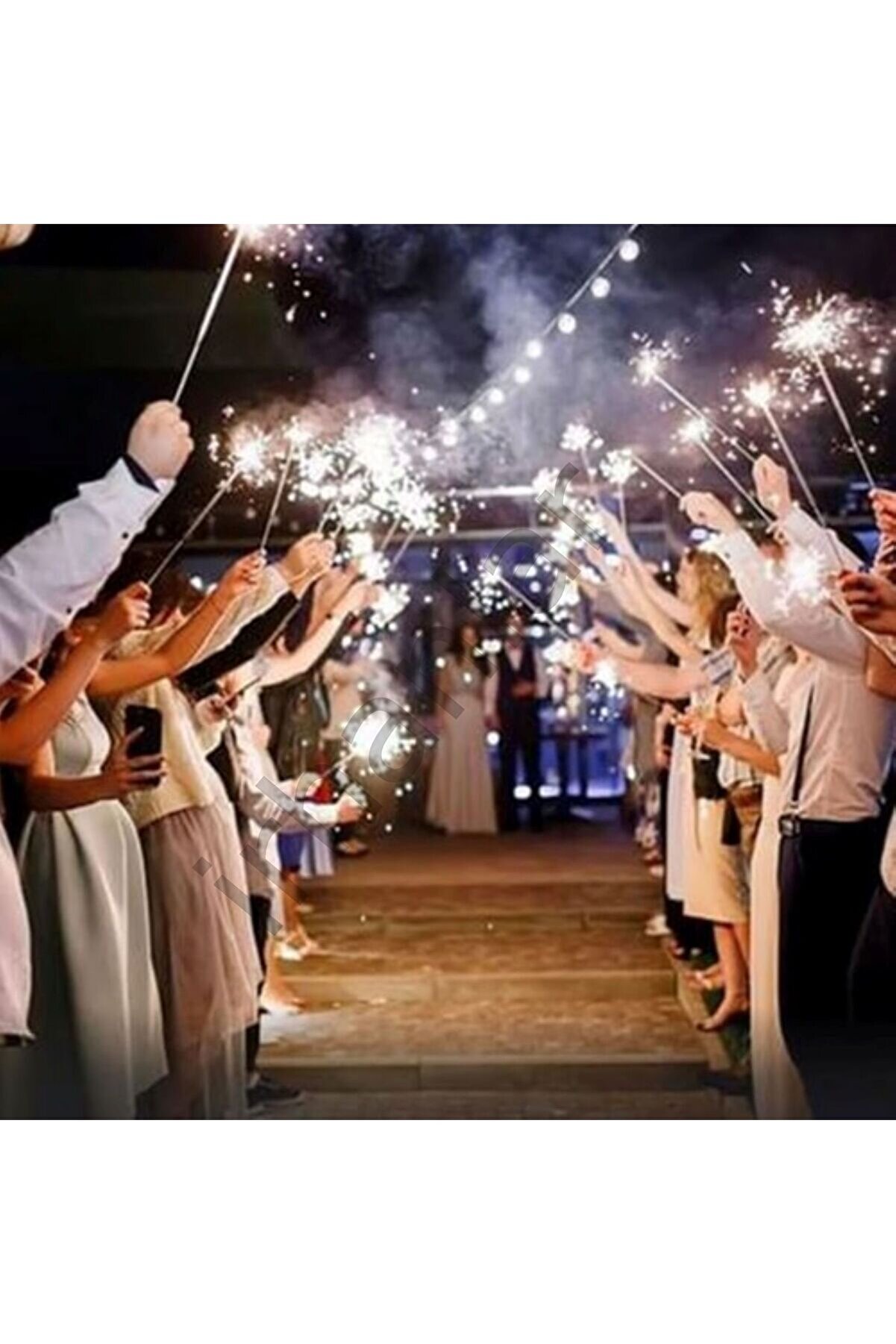 İrhanlar 40 Adet 8 Paket Tel Maytap1 Uzun 40 Cm Pasta Maytabı1 Dumansız Geli̇n Yolu Parti̇ Malzemeleri̇ Volkan1