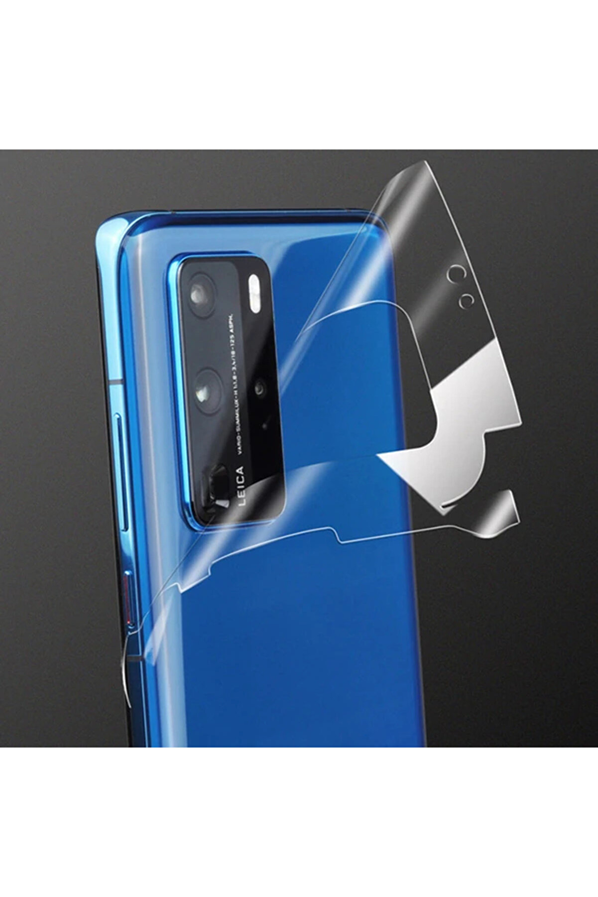İsmiyle Al Huawei P40 Pro Hidrojel Hayalet Arka Tam Kaplama Film-(1903)