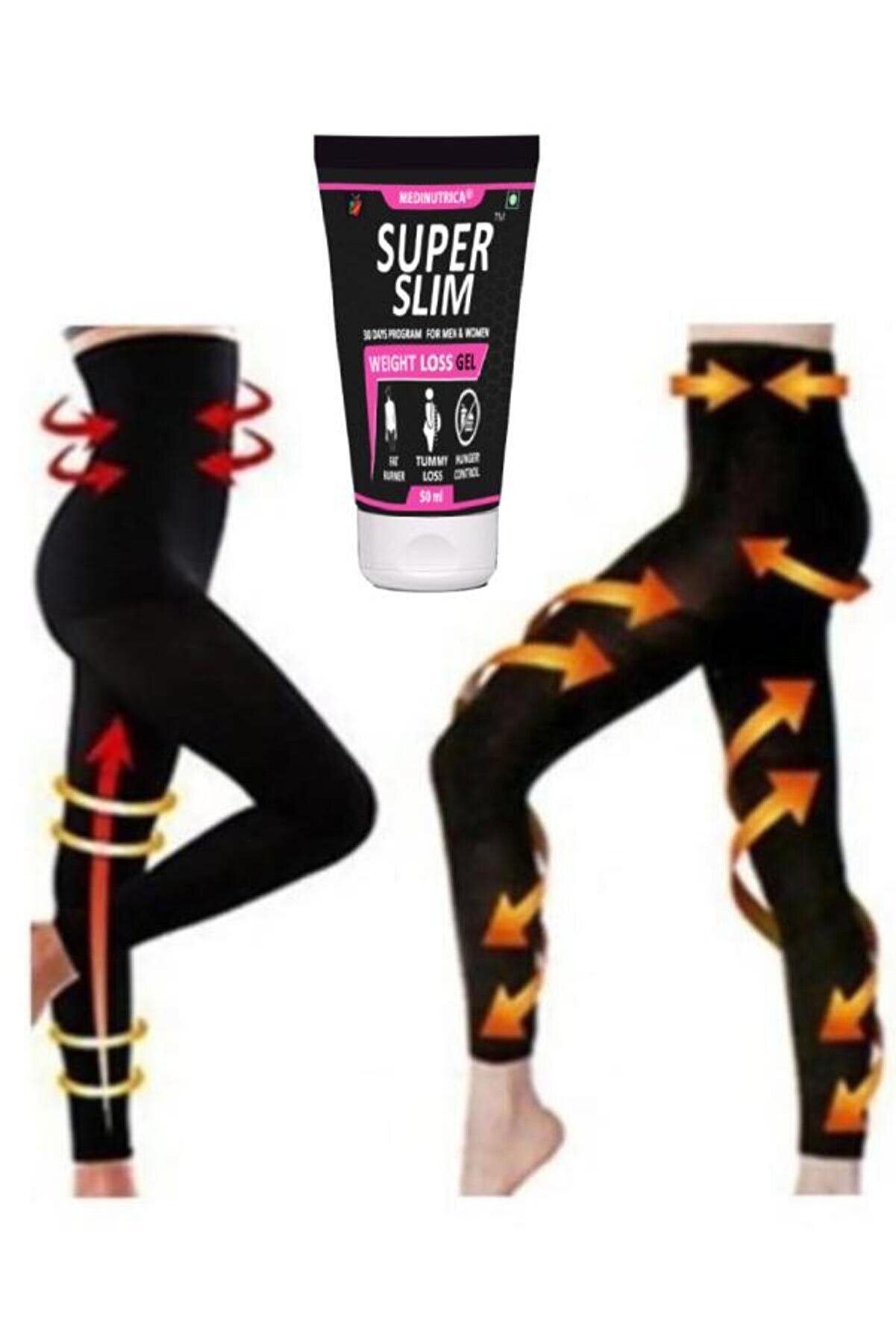 Adoil Süper Slim Destekleyici Bakım Kremi-Akıllı Mikro Tayt (L/XL)