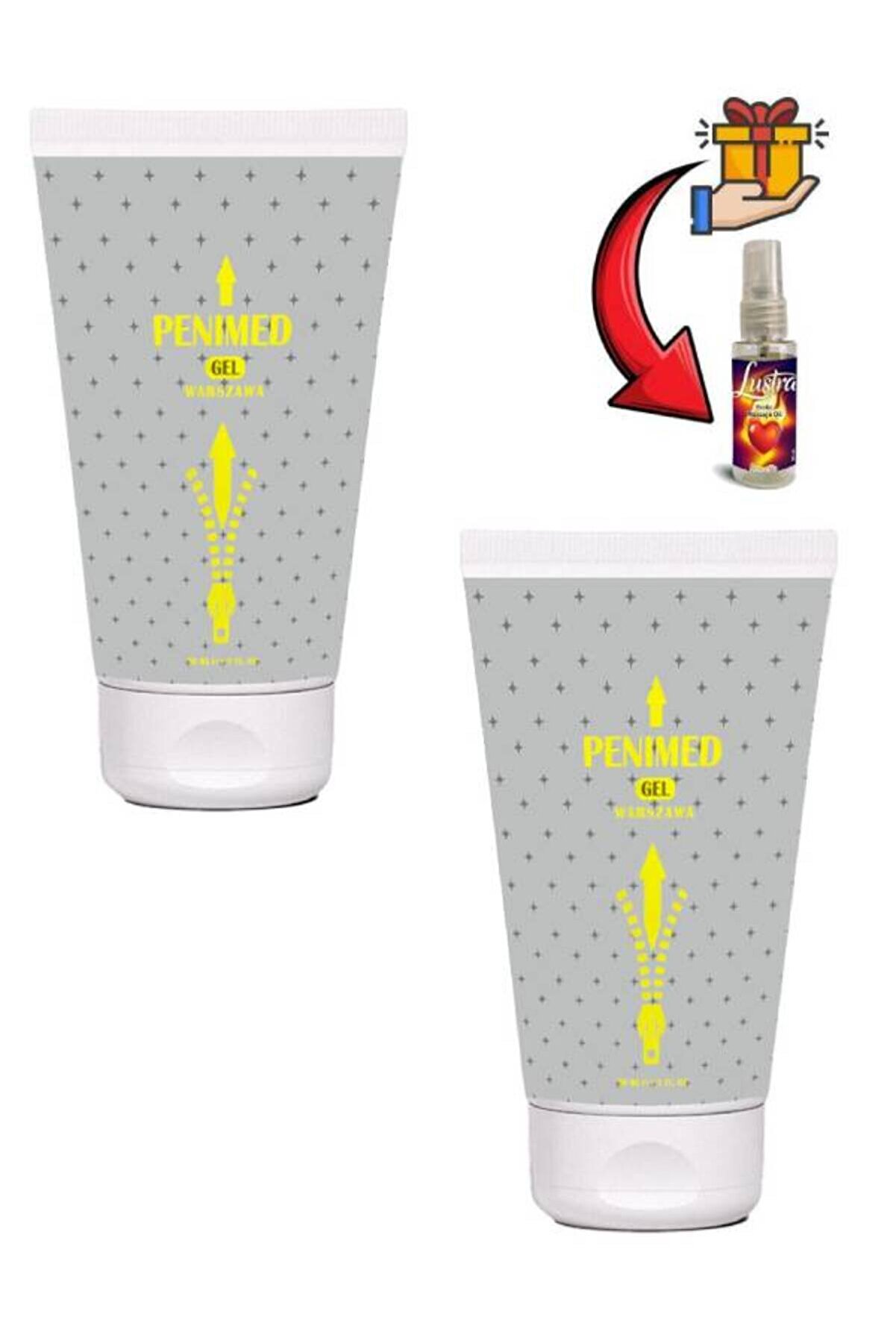 Adoil Pe.nis Büyütme Katkı Veren Bakım Krem 50 ml x 2 ad+Lustra Masaj Yağı