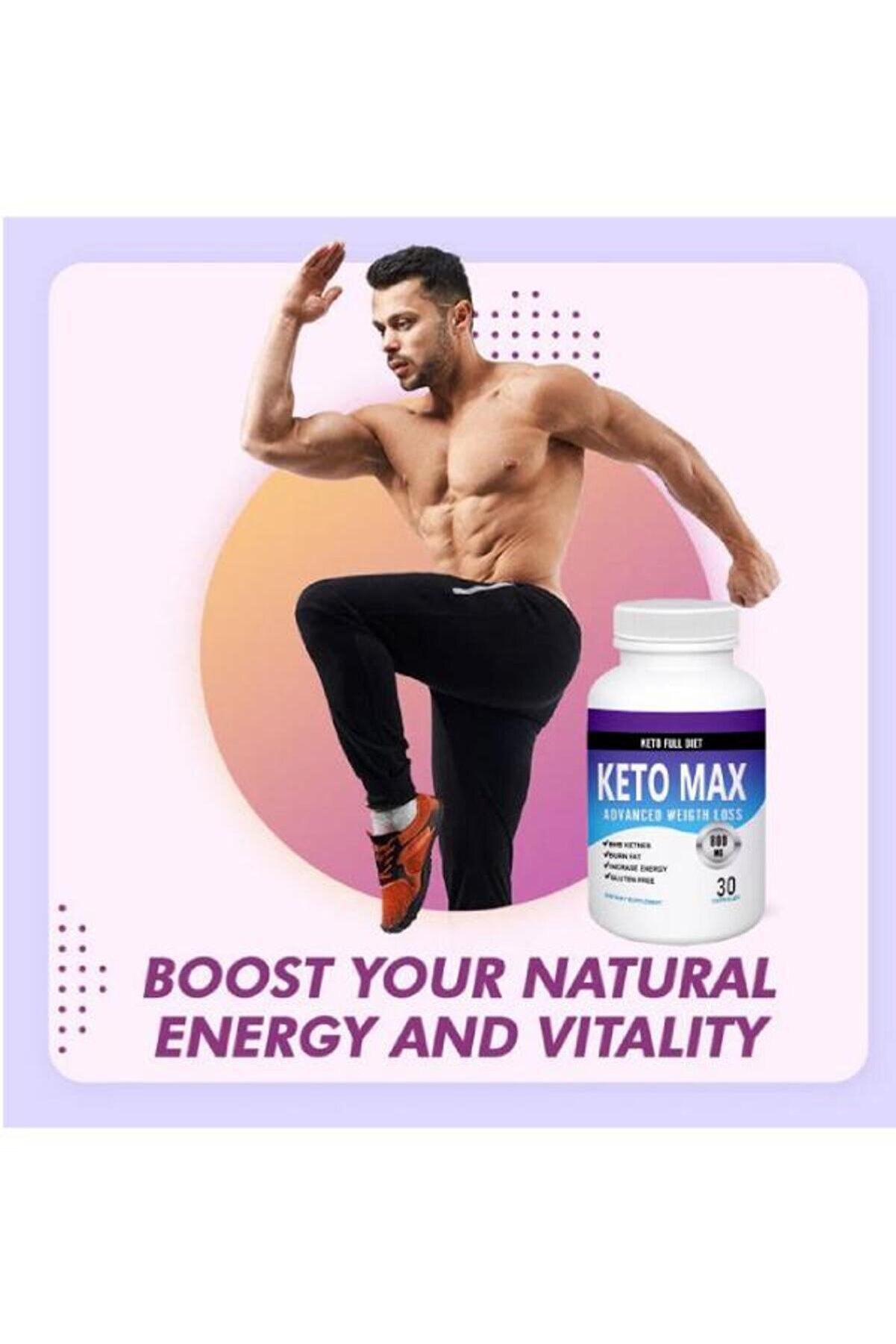 Keto Max Destekleyi̇ci̇ Ürün 30 Lu X 1 Adet + Masaj Yağı 30 Ml