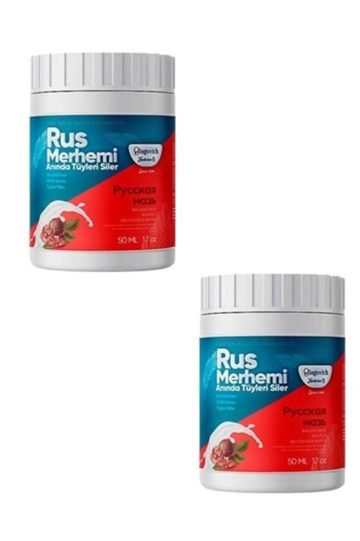 Adoil Rus Merhemi Anında Tüy Siler Tüy Dökücü Krem 50 ml X 2 Adet