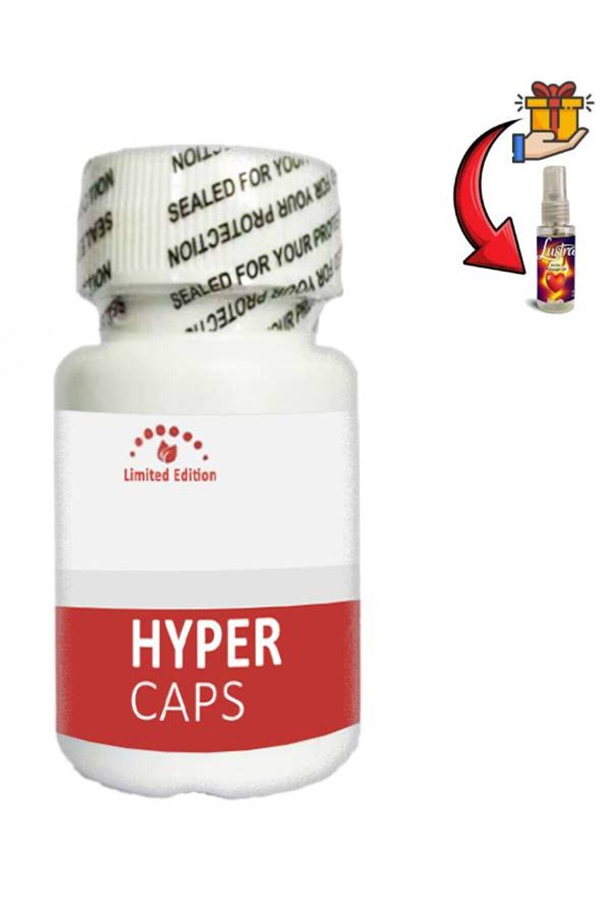 Hyper Erkeklere Özel Bölge Destekleyi̇ci̇ 15 Li̇ X 2 Ad+Lustra Masaj Yağı