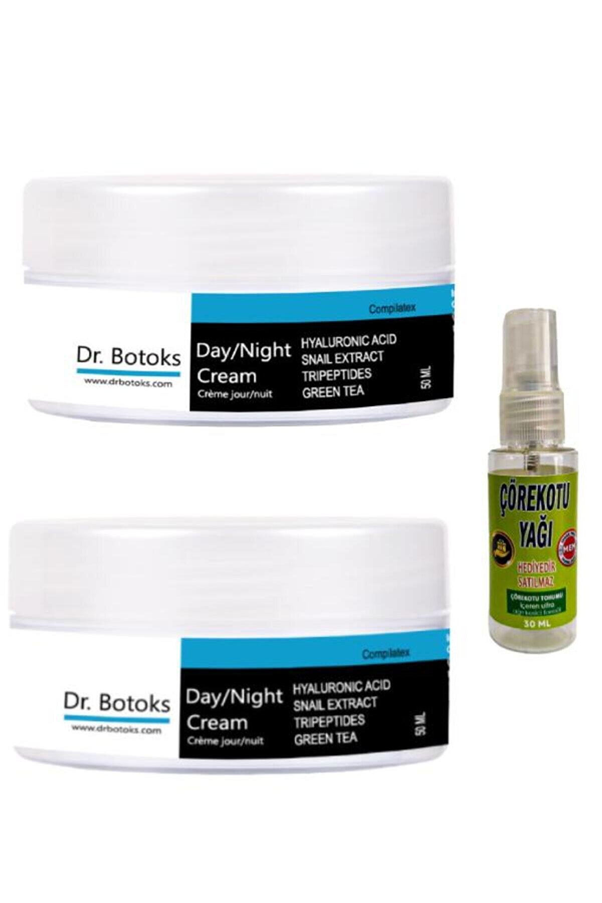 Adoil Dr Botoks Yaslanma Karşıtı Yüz Bakım Kremi 50 ml x 2 adet+Çörek Otu 30 ml