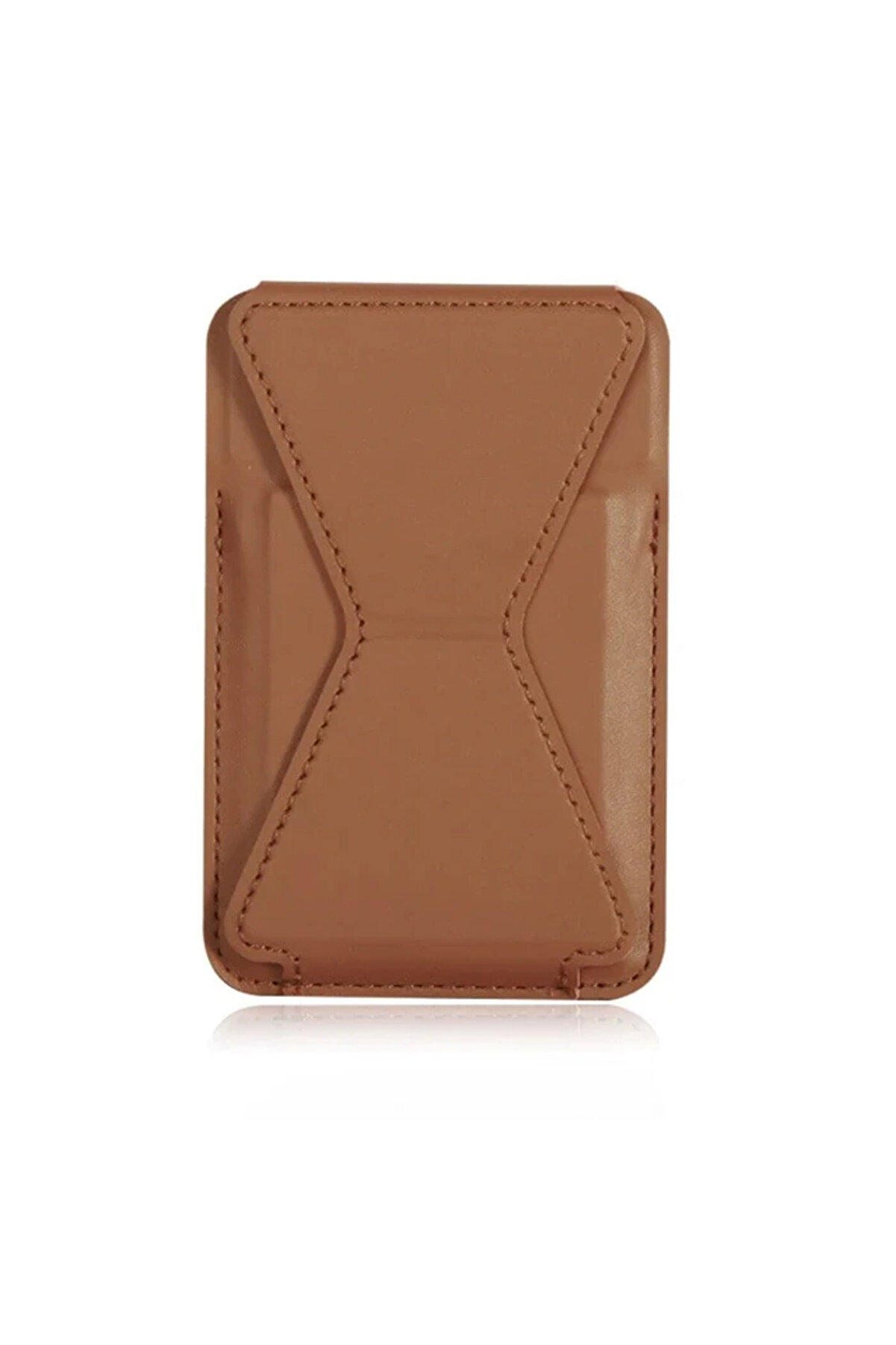 Ally İphone 15-14- 13-12 Ler İçi̇n Standlı Deri̇ Cüzdan Magsafe Kartlık - Dropx3526-8632