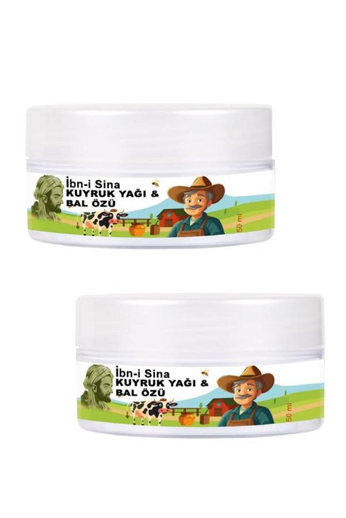 İbn-İ Si̇na Vücudunuza Teski̇n Edi̇ci̇ Kuyruk Yağı&Bal Özü Bakım Kremi̇ 50 Ml X 2 Ad + Çörek Otu Yağ İle