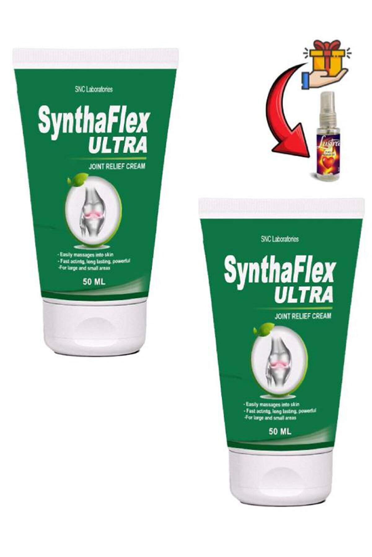 STİL KÖŞESİ Synthaflex Ultra Masaj Kremi 50 ml x 2 ad+Masaj Yağı