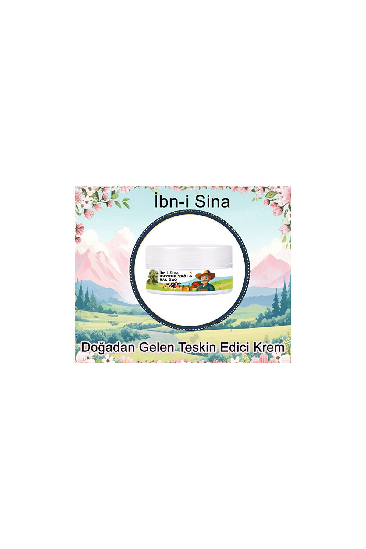 İbn-İ Si̇na Vücudunuza Teski̇n Edi̇ci̇ Kuyruk Yağı&Bal Özü Bakım Kremi̇ 50 Ml X 2 Ad + Çörek Otu Yağ İle