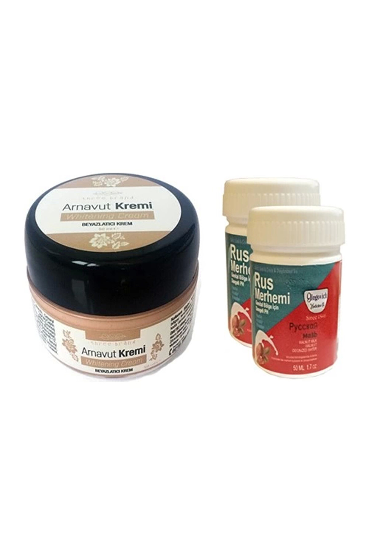 WHY NOT Three Brand Arnavut Kremi1 Adet + Rus Merhemi 50 ml 2 Adet