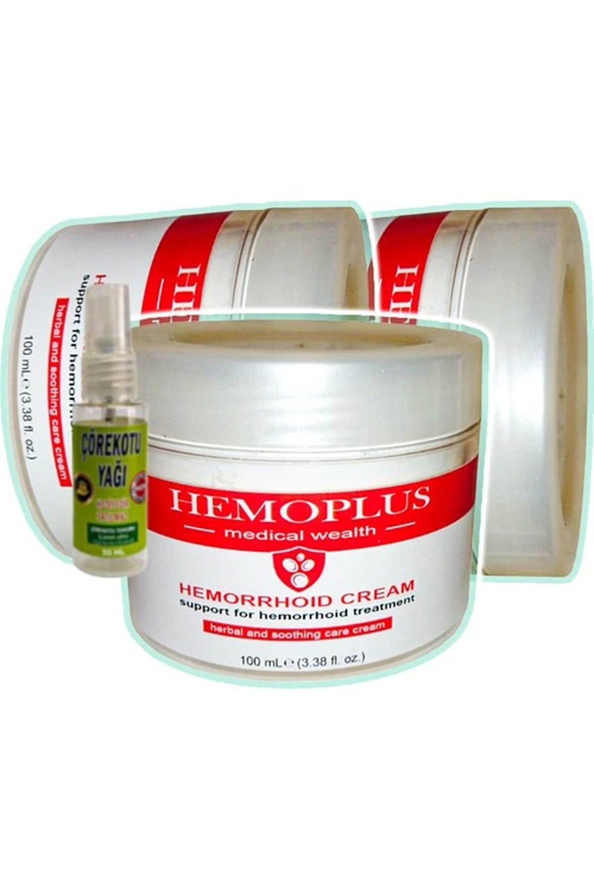 STİL KÖŞESİ Hemoplus Krem 100 ml x 3 adet + Çörek Otu Yağı 30 ml