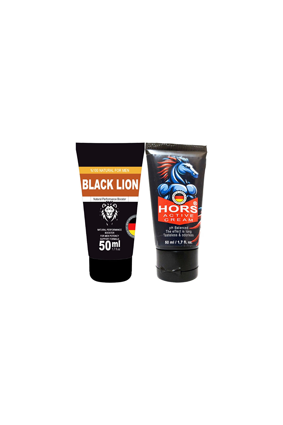 WHY NOT Black Lion Booster 50 ml + Hors Active Cream 50 ml / Erkeklere Özel Katılaştırıcı Krem Seti