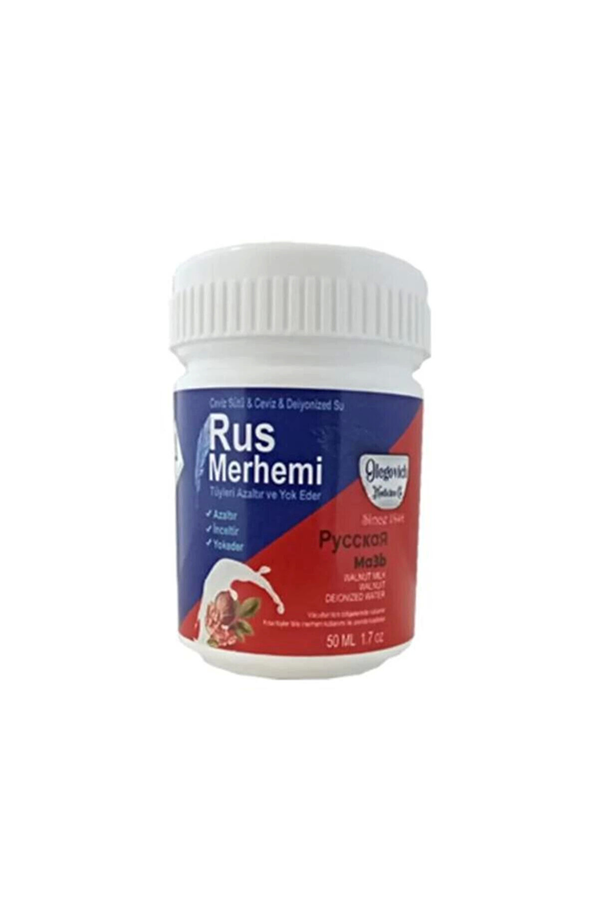 WHY NOT Olegovich Medicine Rus Merhemi Tüy Azaltıcı ve Yok Edici Bakım Kremi 50 ml x 1 adet