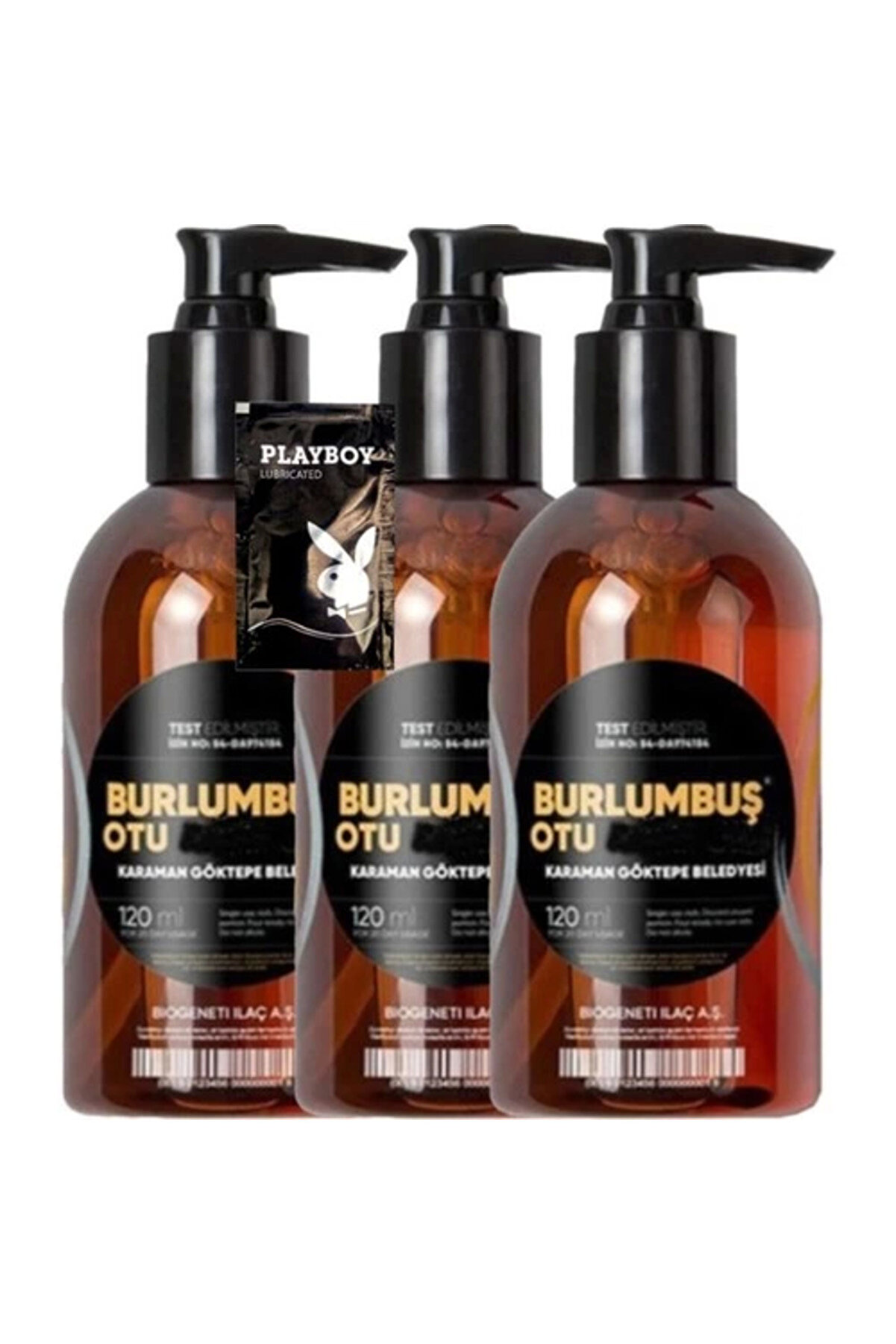 Ekince Playboy Burlumbuş Otu Jeli Dolcer2-2:0403 3lü Birden 120 ml Bölgesel Relax Jeli 1 Hediye Jel