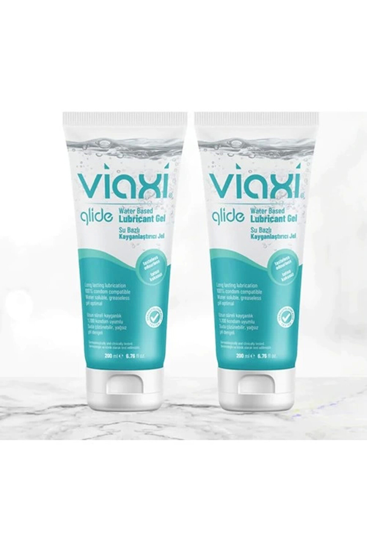 Eki̇nce Vi̇axi̇ Gli̇de Su Bazlı Jel Sade 200 Ml 2 Li̇